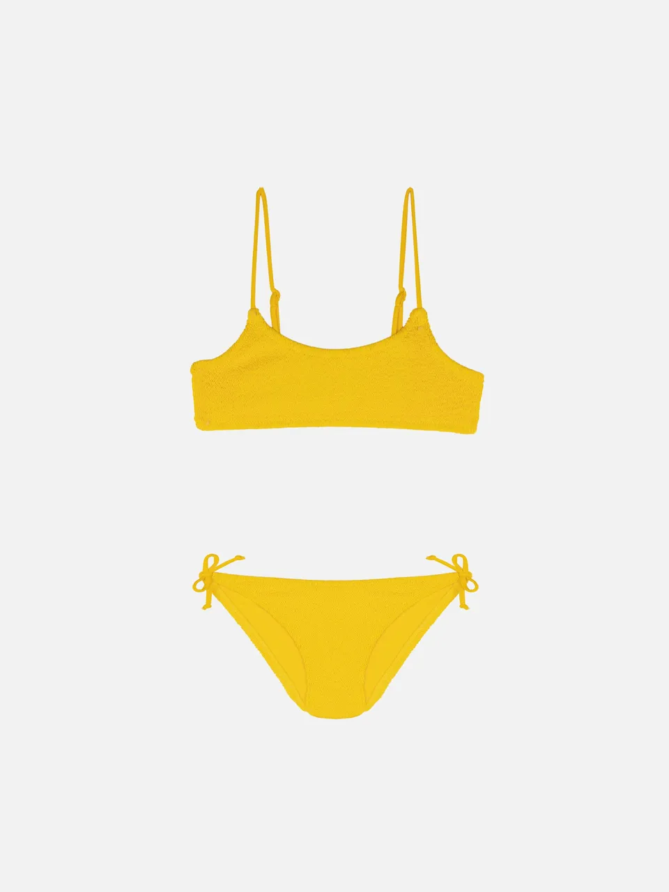 mc2-saint-barth-bikini-bralette-jaiden-bambina-crinkle-giallo image 1
