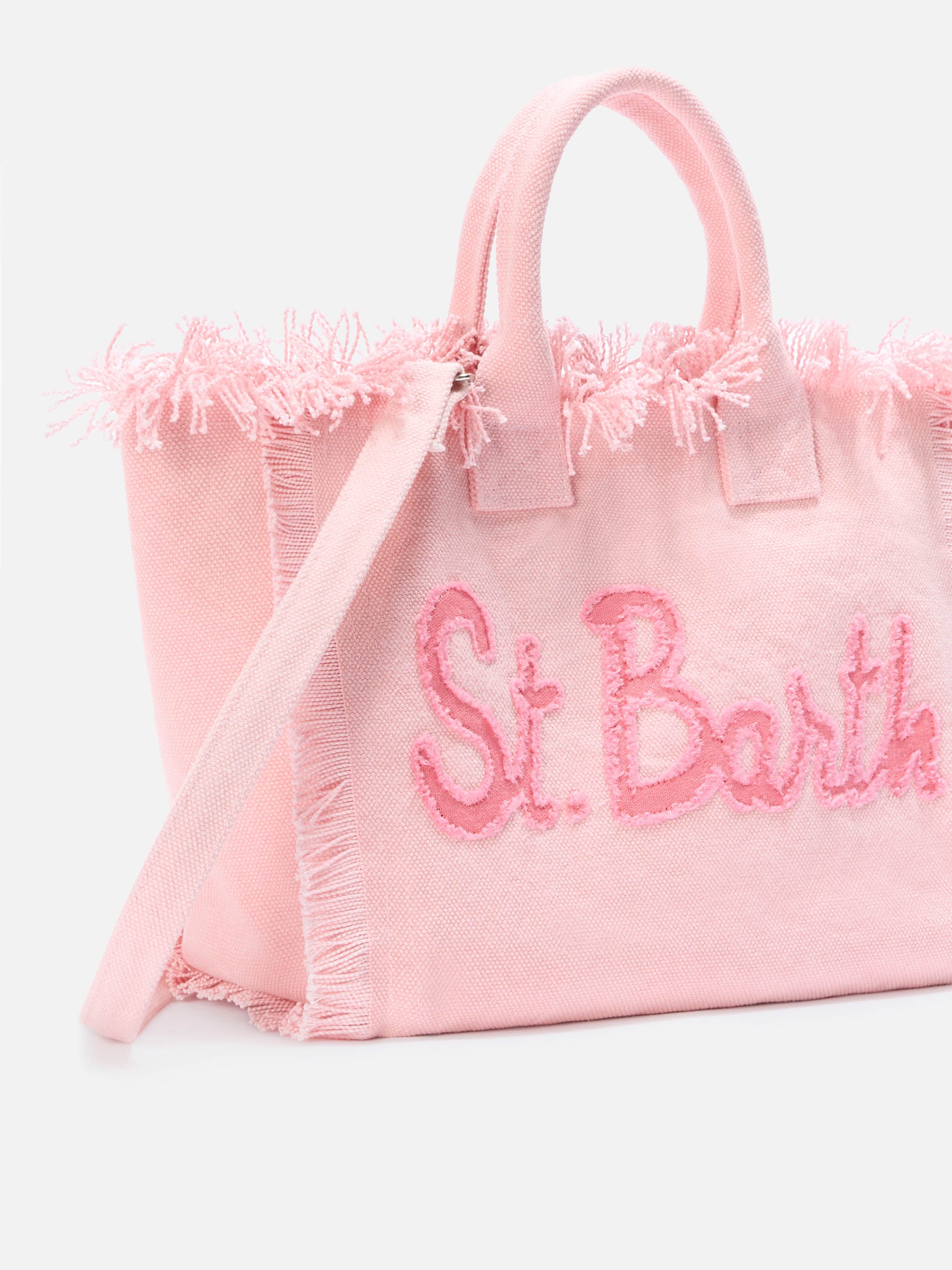 mc2-saint-barth-borsa-colette-in-canvas-con-patch-logo-rosa image 3