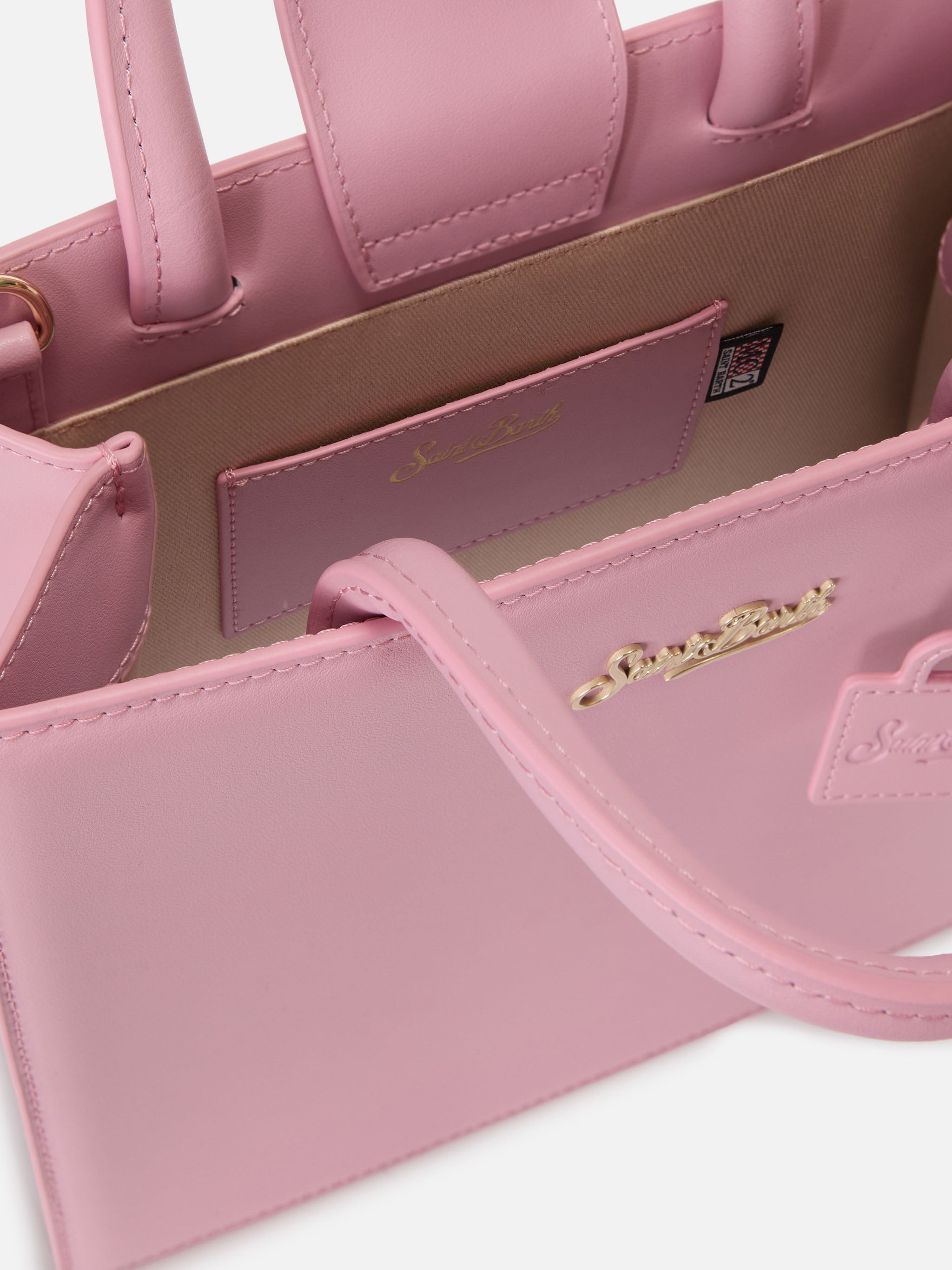 mc2-saint-barth-borsa-shop-midi-strutturata-in-pelle-liscia-rosa-con-targhetta-m image 5