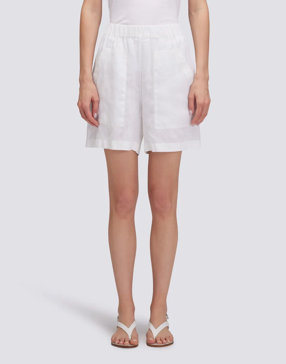 sundek-shorts-donna-in-lino-a-vita-elasticata-2 image 1