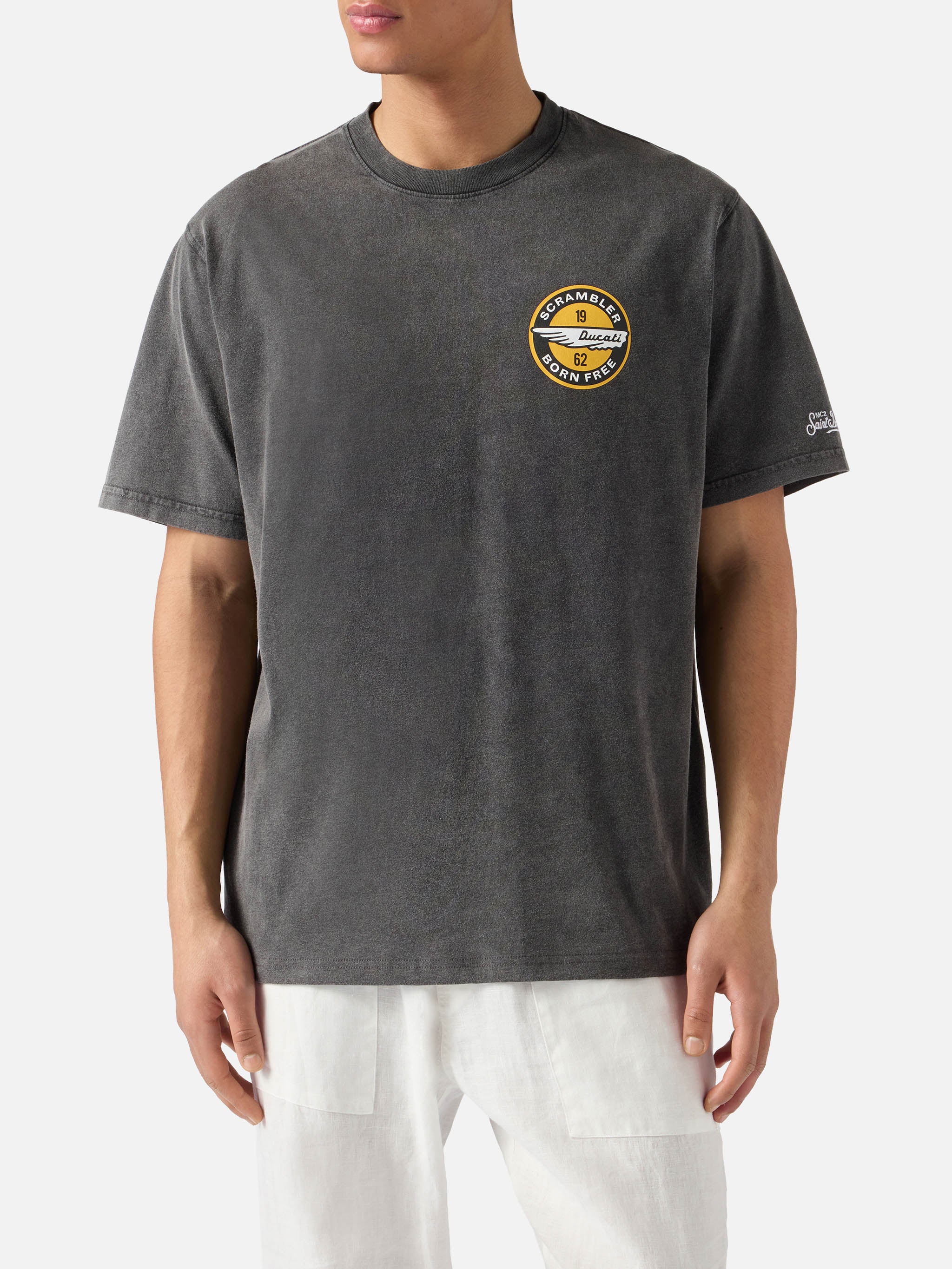 mc2-saint-barth-t-shirt-uomo-jack-nera-stampa-ducati-scrambler-special-edition-c image 3
