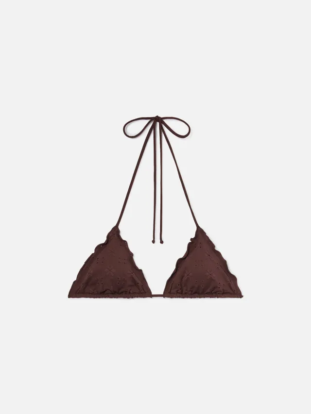 mc2-saint-barth-top-bikini-sagittarius-triangolo-sangallo-marrone image 1