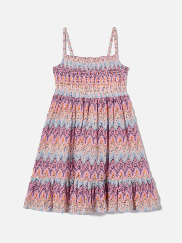 mc2-saint-barth-miki-abito-prendisole-bambina-rosa-fiamma-pastello-raschel image 1