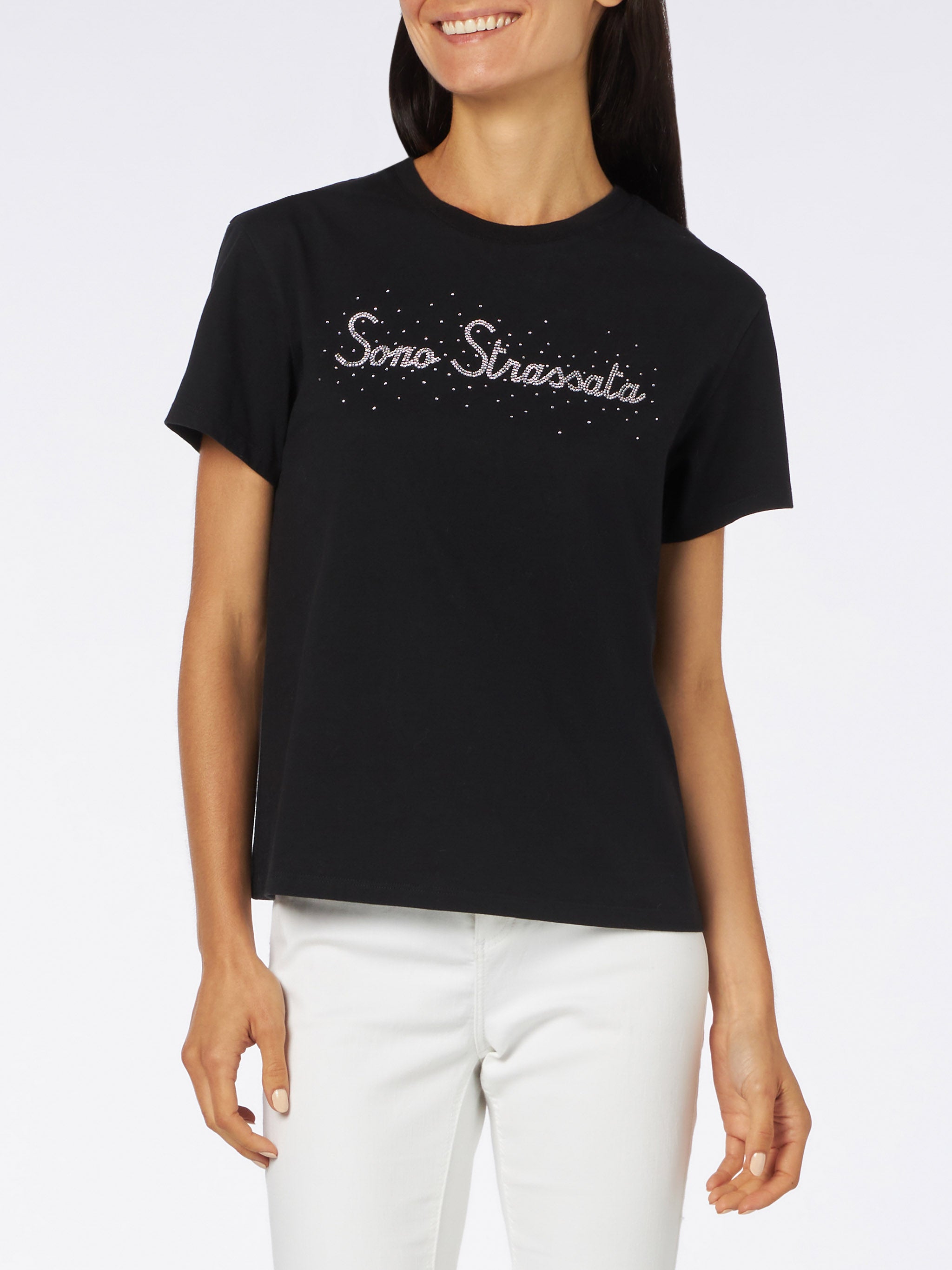 mc2-saint-barth-t-shirt-emilie-in-cotone-nero-con-stampa-strass image 2