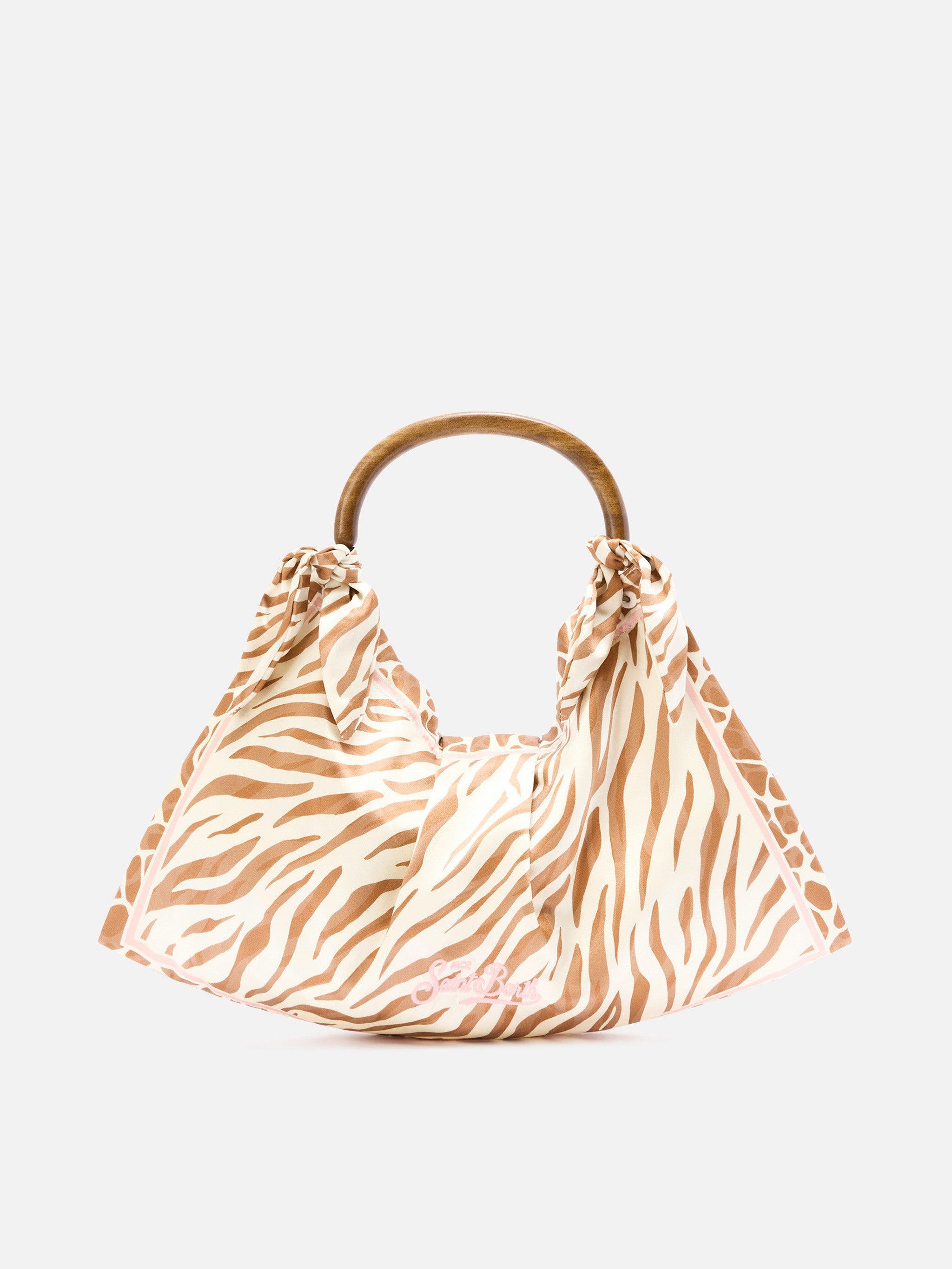 mc2-saint-barth-foulard-borsa-seta-animalier-con-manico-legno-28x17x8-cm image 1