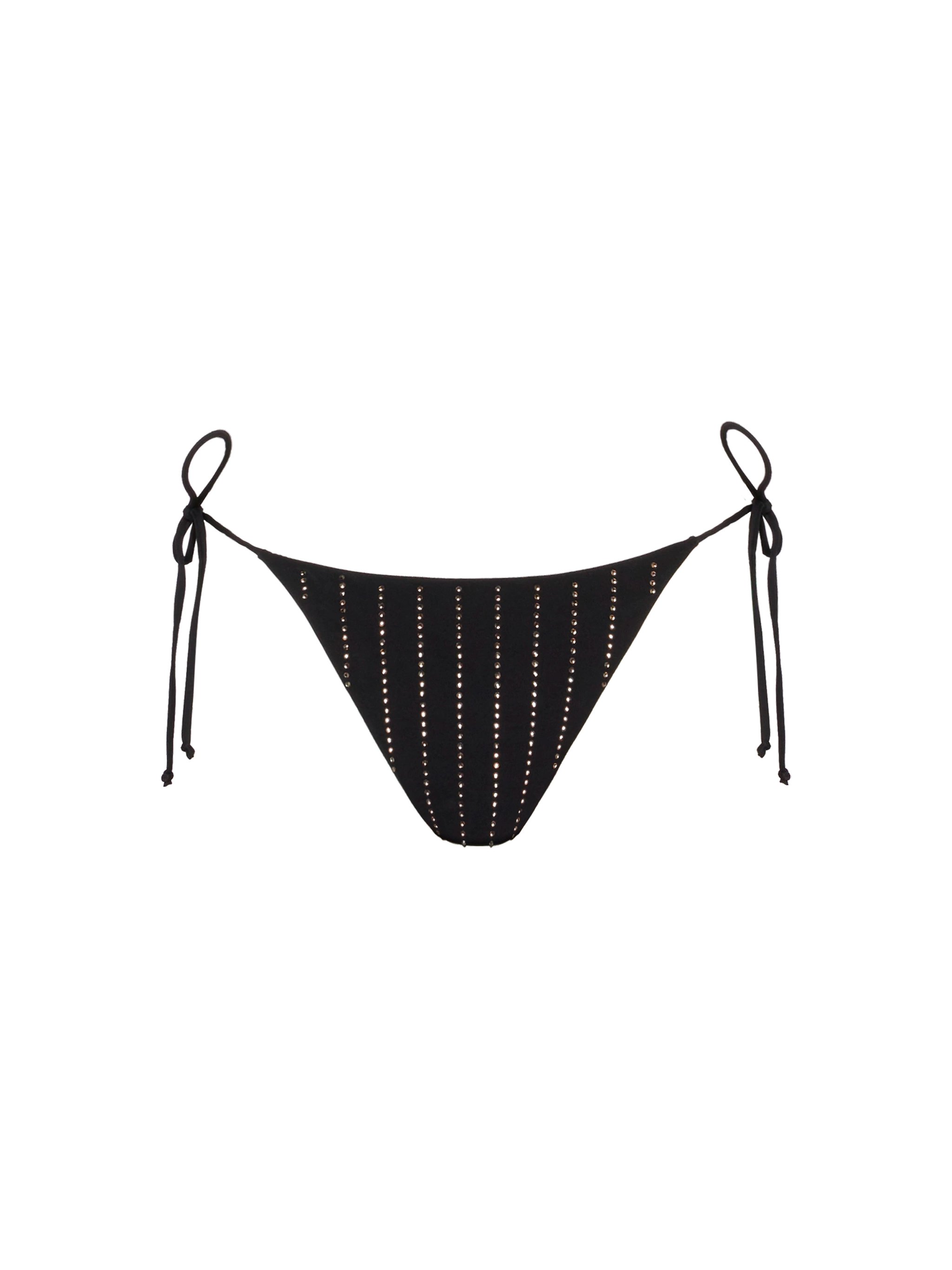 mc2-saint-barth-marielle-slip-mare-classico-nero-con-strass-a-righe image 1