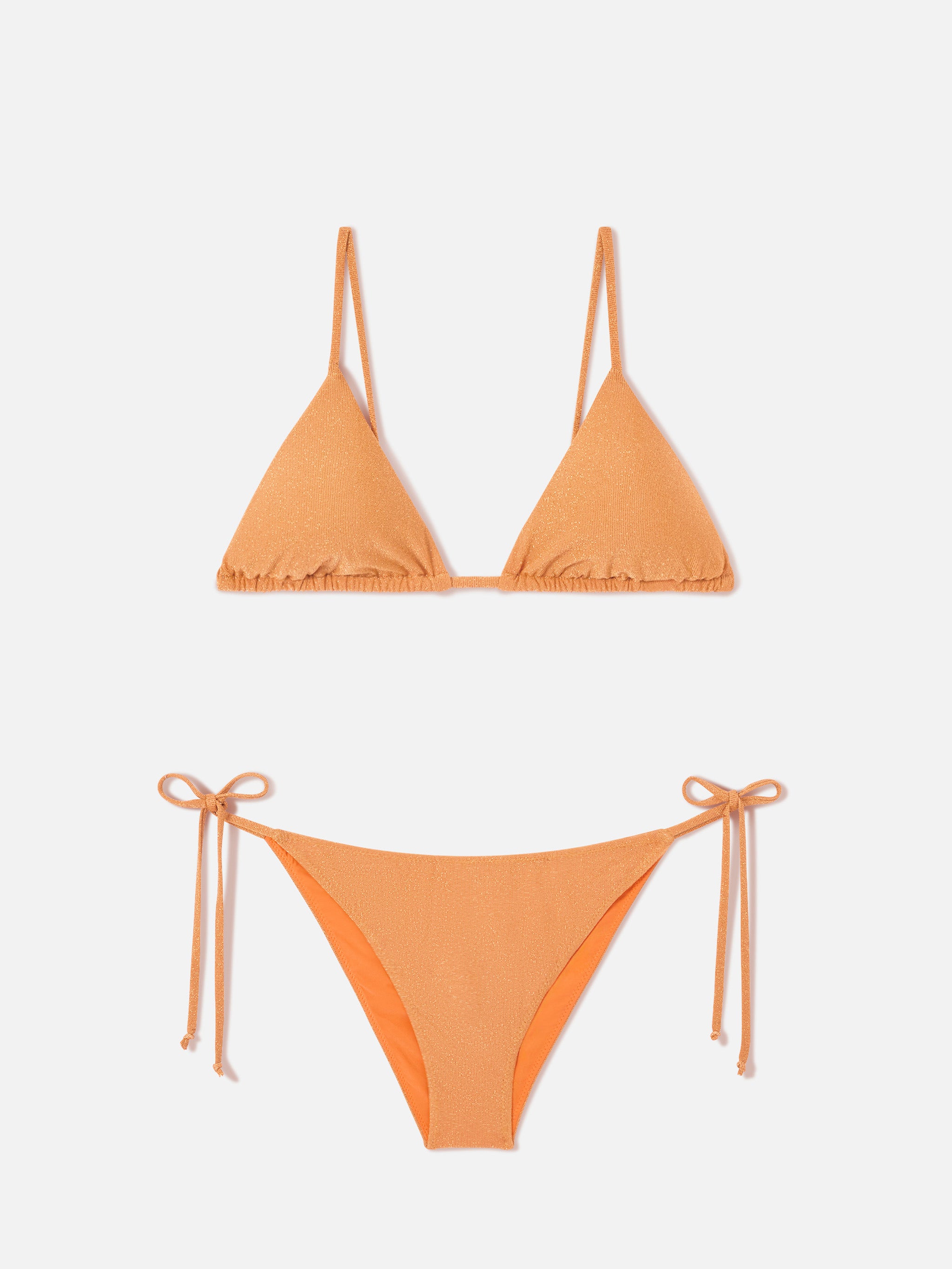 mc2-saint-barth-bikini-janet-virgo-triangolo-lurex-arancione image 1