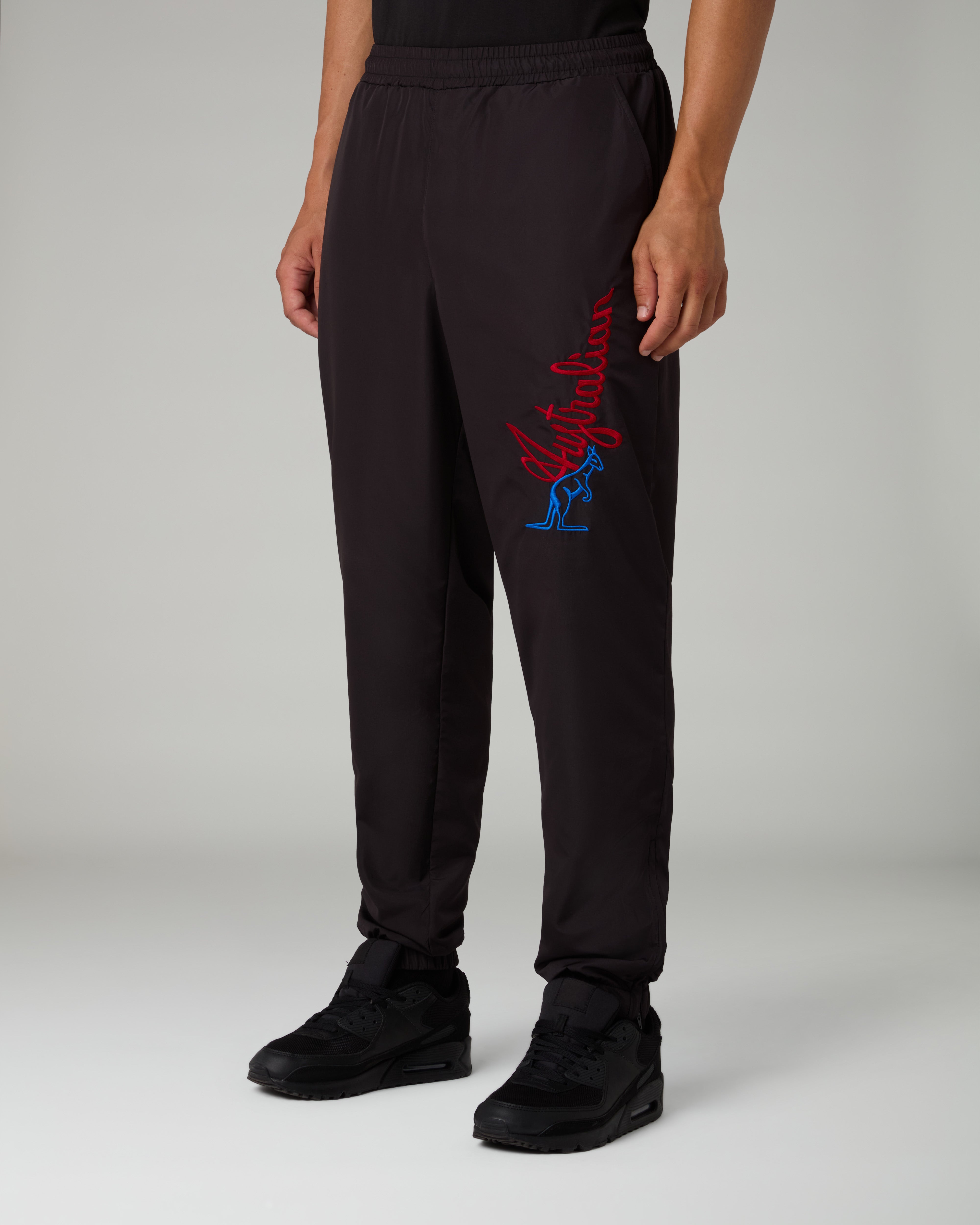 australian-randall-track-pant-pantaloni-tuta-nero-heritage image 1