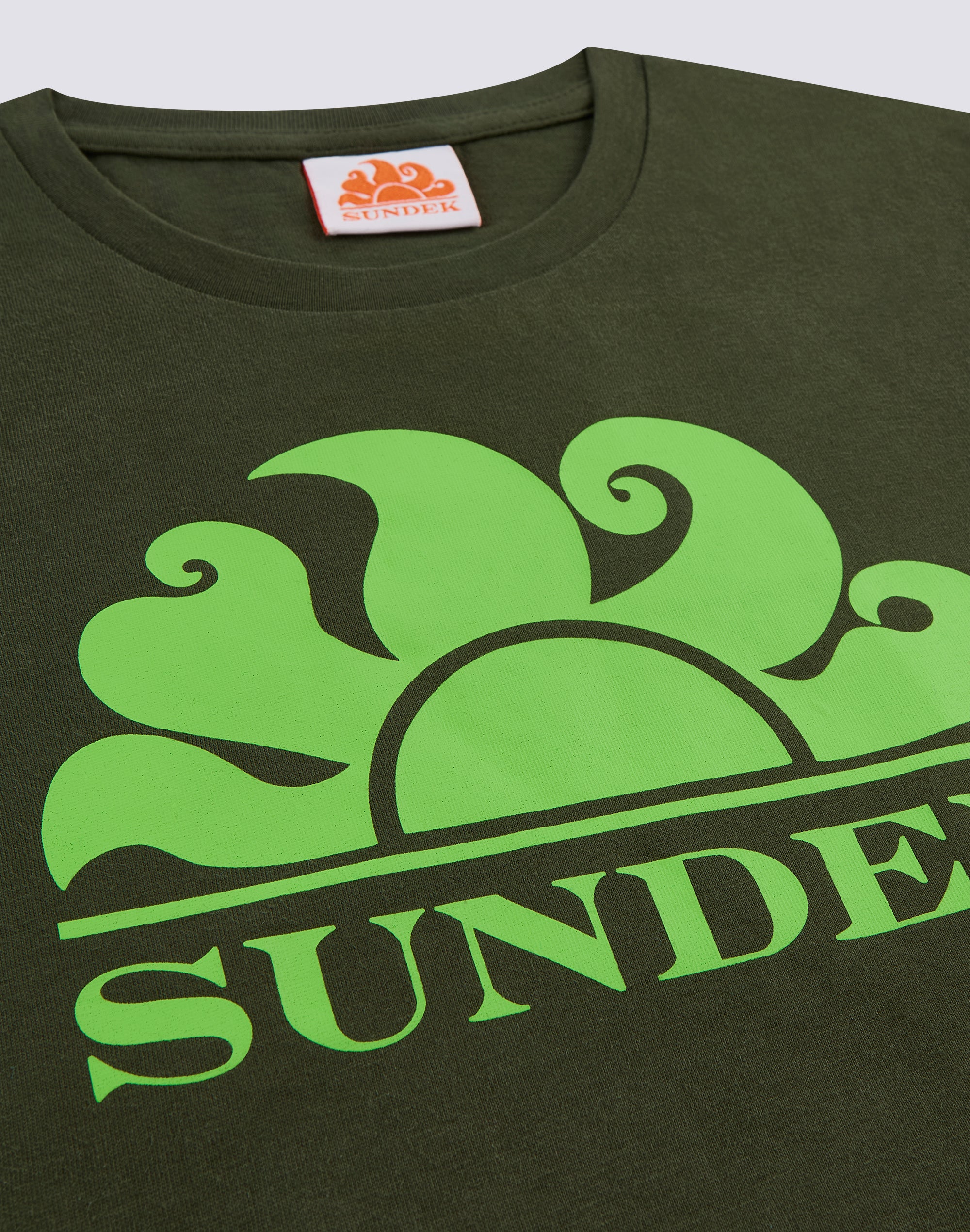 sundek-b021tej7800-t-shirt-bambino-girocollo-maxi-logo image 3