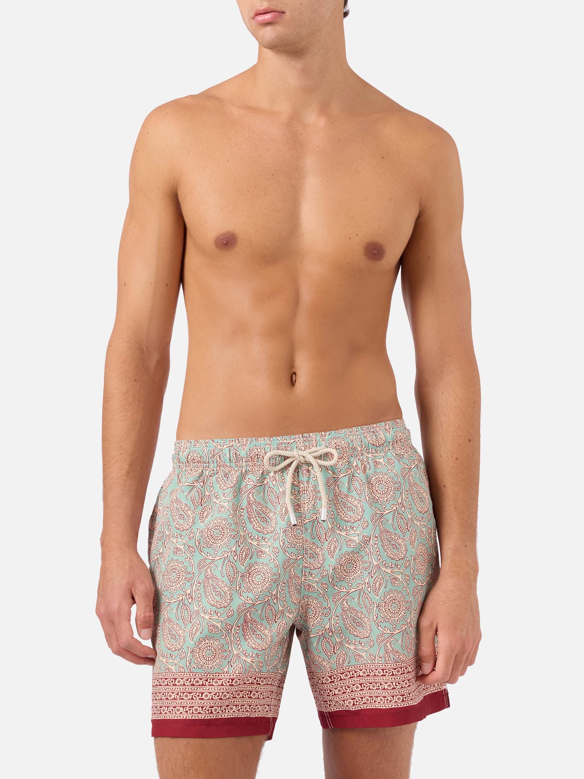 mc2-saint-barth-gustavia-costume-mare-uomo-verde-acqua-paisley-boxer image 3