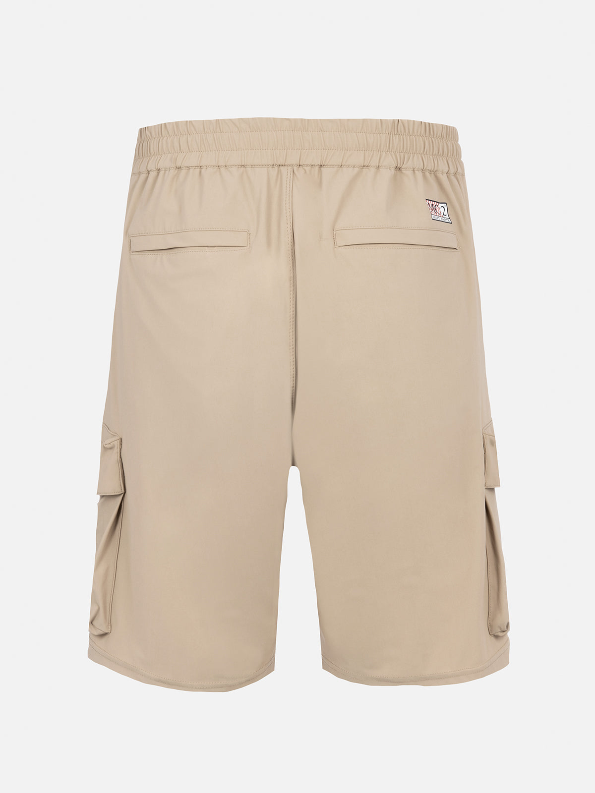 mc2-saint-barth-deck-bermuda-uomo-in-tessuto-tecnico-beige image 2