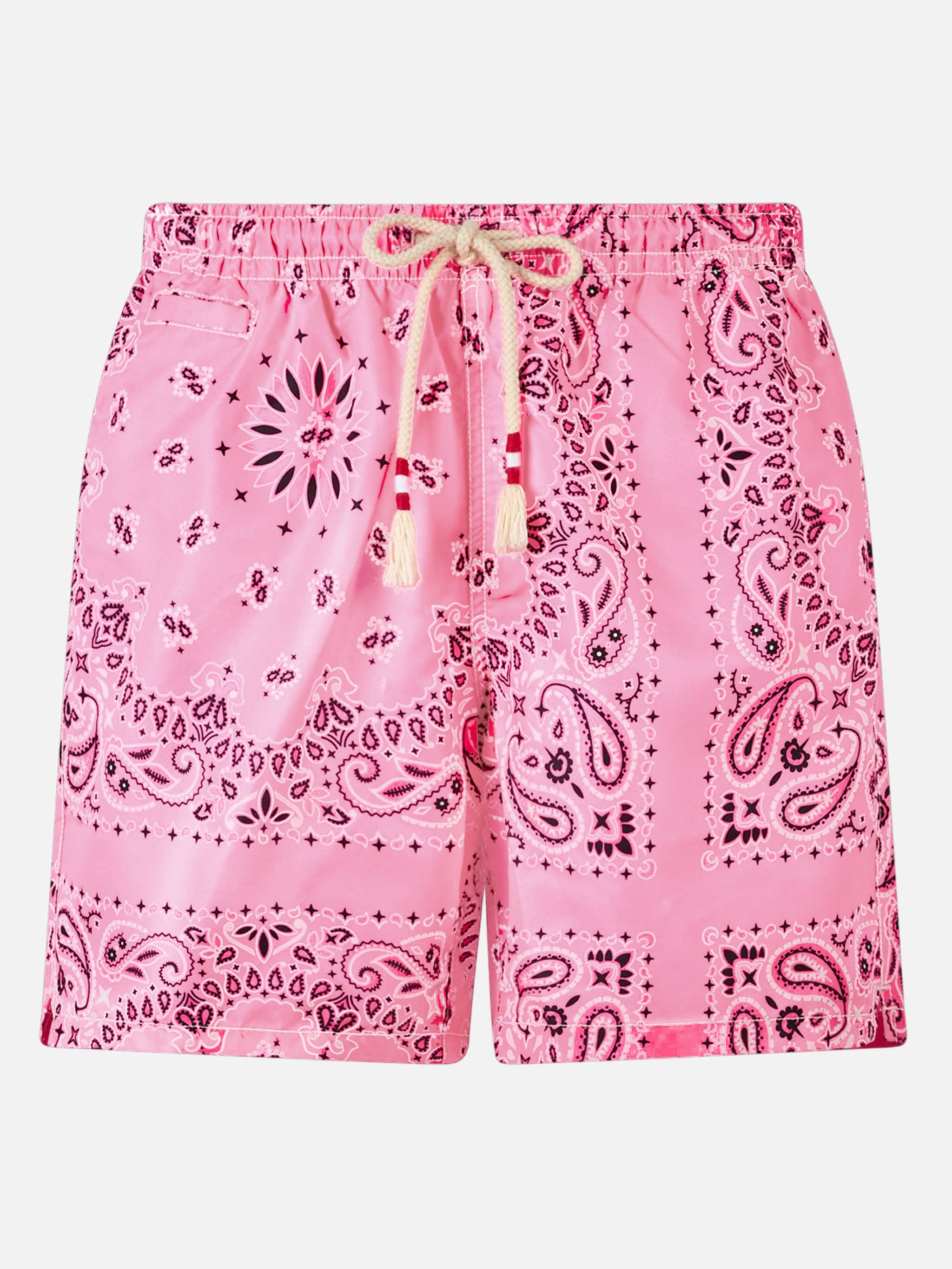 mc2-saint-barth-caprese-costume-mare-uomo-bandana-rosa image 1