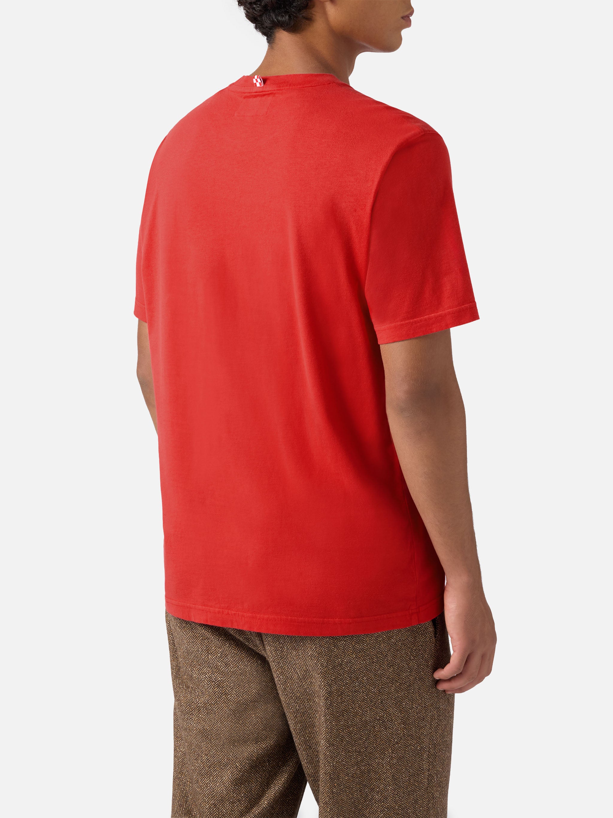 mc2-saint-barth-connor-t-shirt-uomo-cotone-rossa-dear-santa-taschino image 4