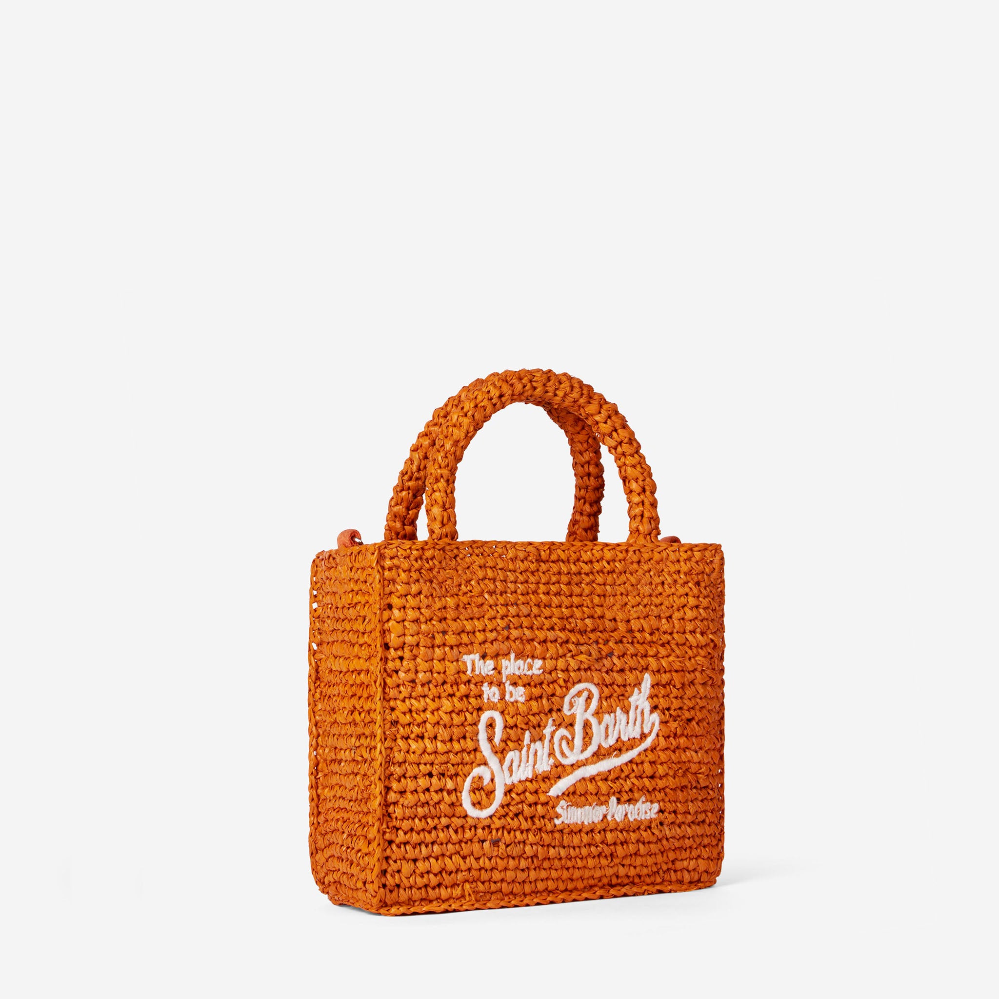 mc2-saint-barth-vanity-mini-borsa-rafia-arancione-18x16x7-cm image 3