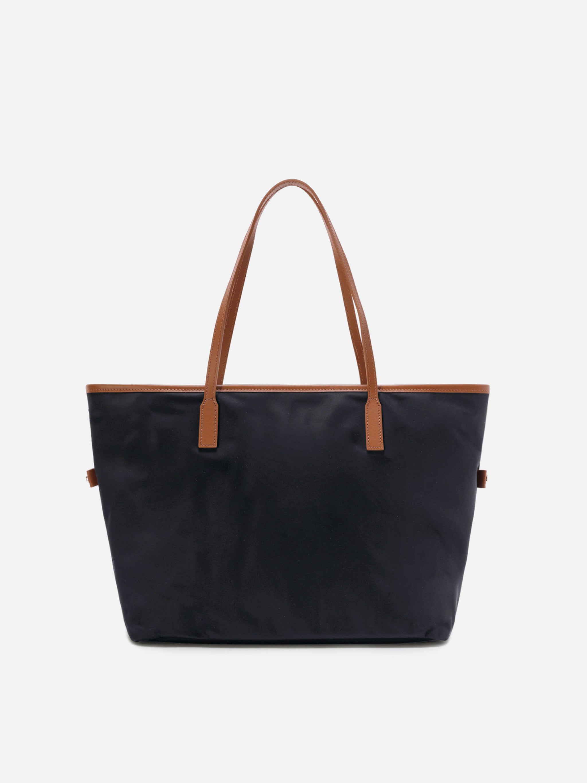 mc2-saint-barth-city-regular-borsa-shopper-nylon-nera-con-logo-ricamato image 4