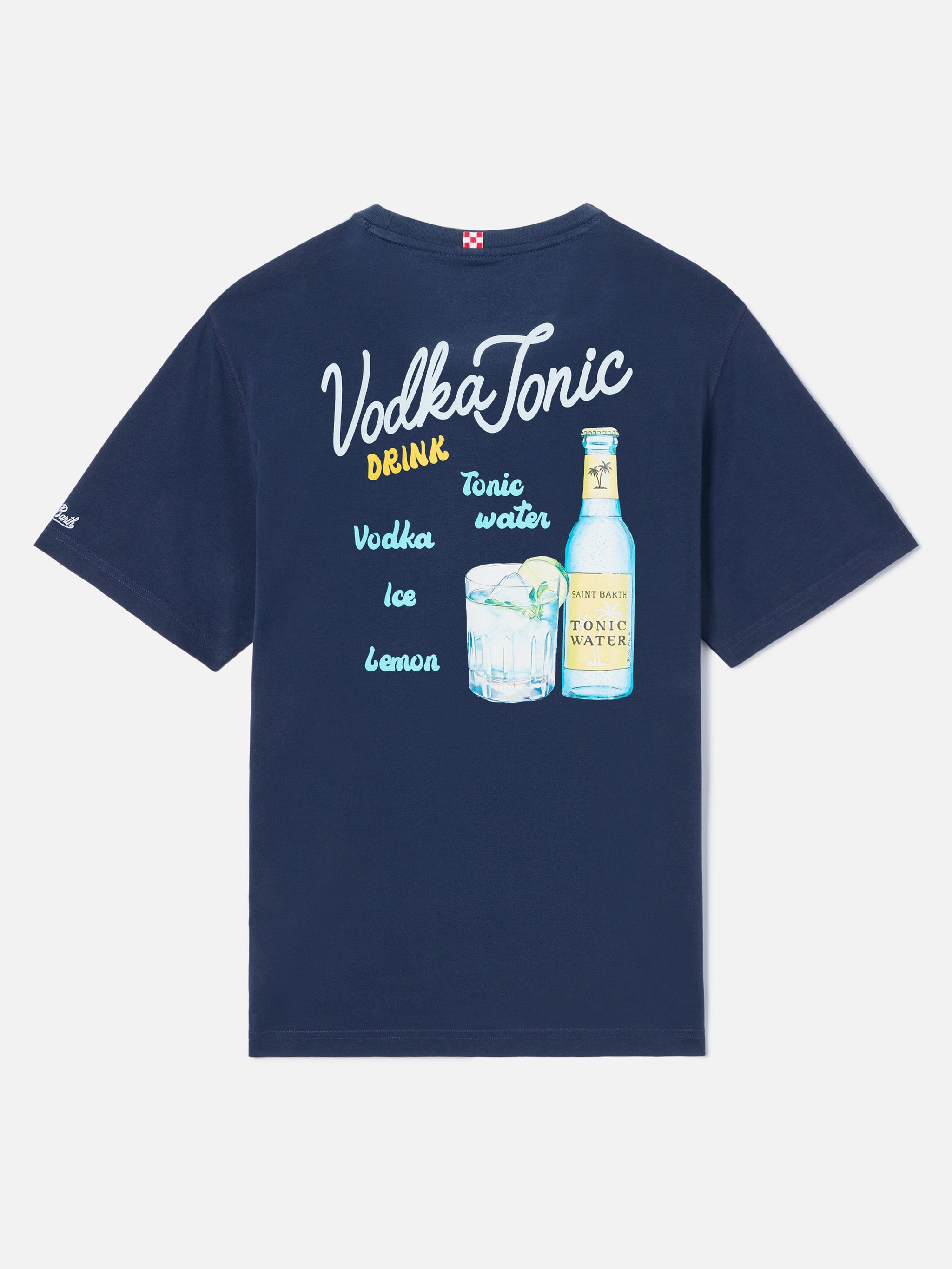 mc2-saint-barth-portland-t-shirt-da-uomo-in-puro-cotone-blu-con-illustrazione-vo image 1