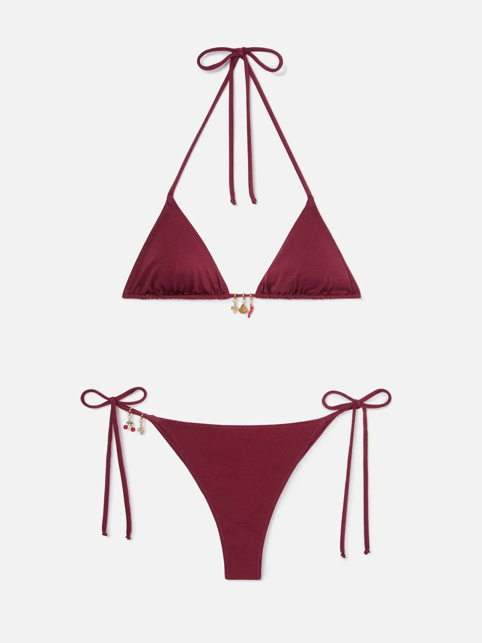 mc2-saint-barth-bikini-leah-marielle-rosso-glossy-con-charms image 1