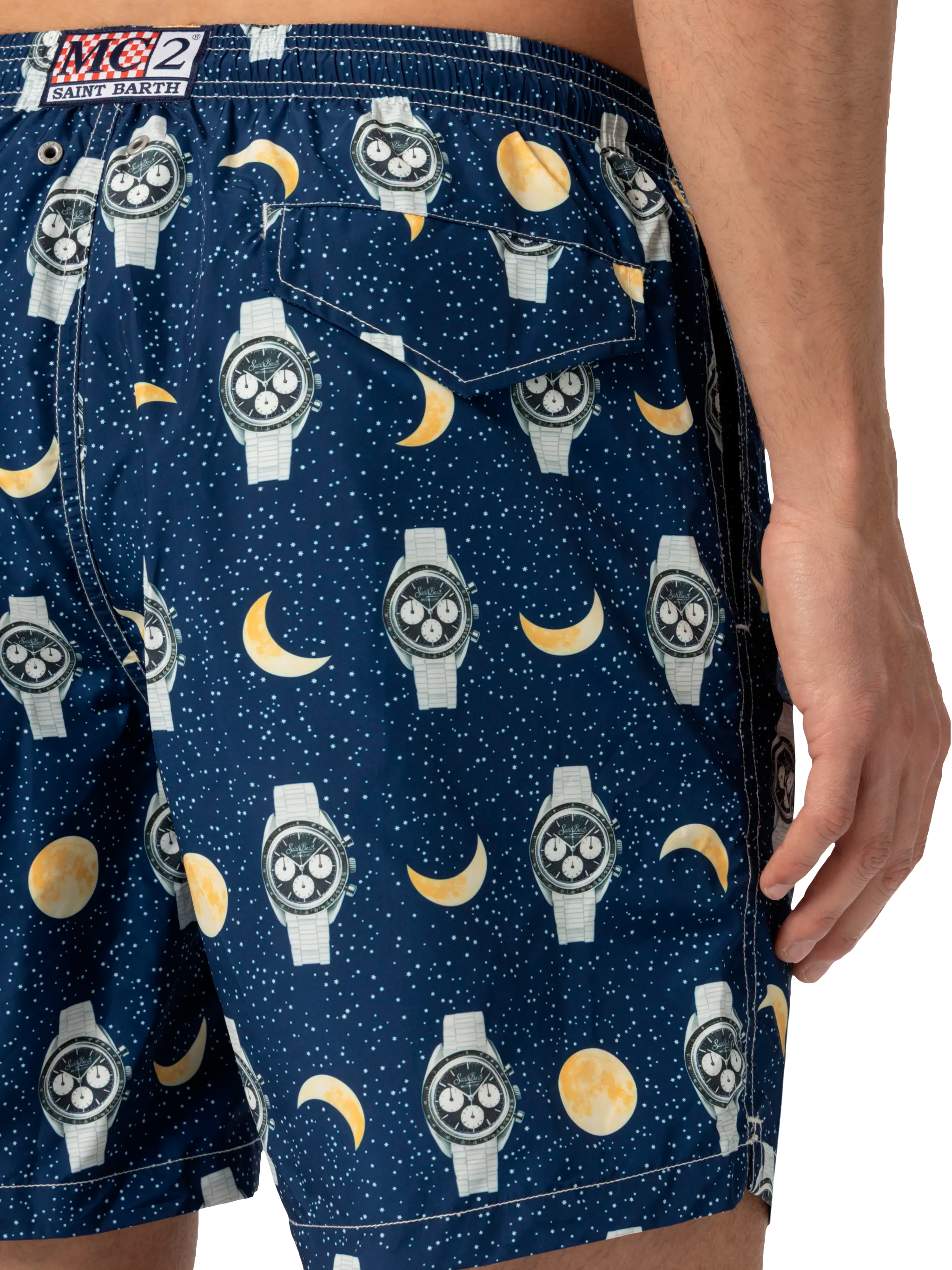 mc2-saint-barth-costume-mare-lighting-uomo-boxer-stampa-orologi-e-luna-blu image 6