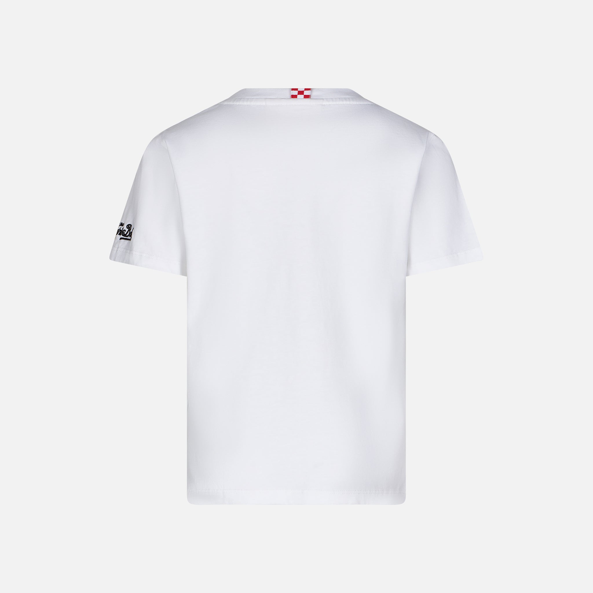 mc2-saint-barth-t-shirt-bambino-cotone-bianca-puffi-special-edition image 2