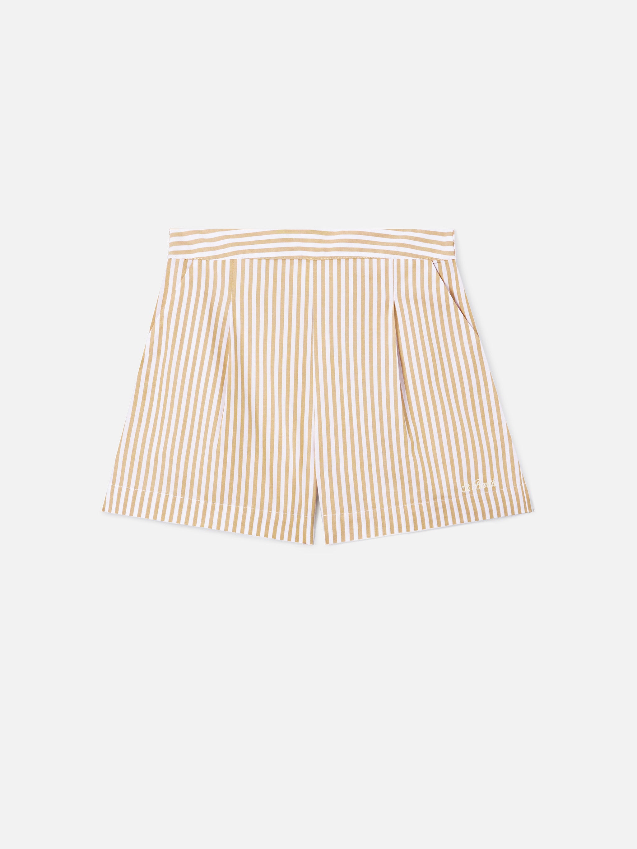 mc2-saint-barth-amani-short-in-cotone-a-righe-beige-donna image 6