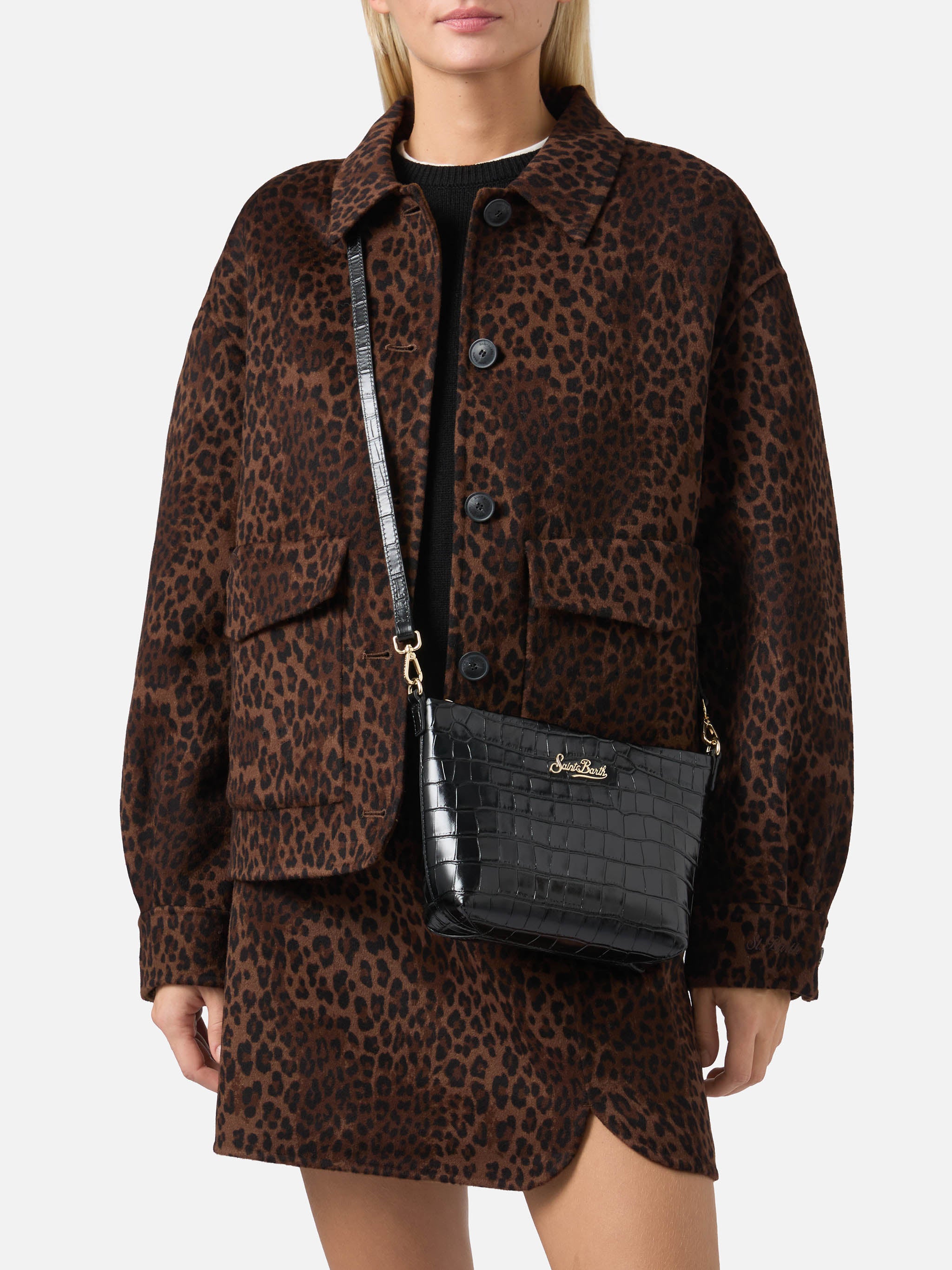 mc2-saint-barth-borsa-aline-bag-in-pelle-stampa-cocco-nera-23x16-5x7-cm image 2