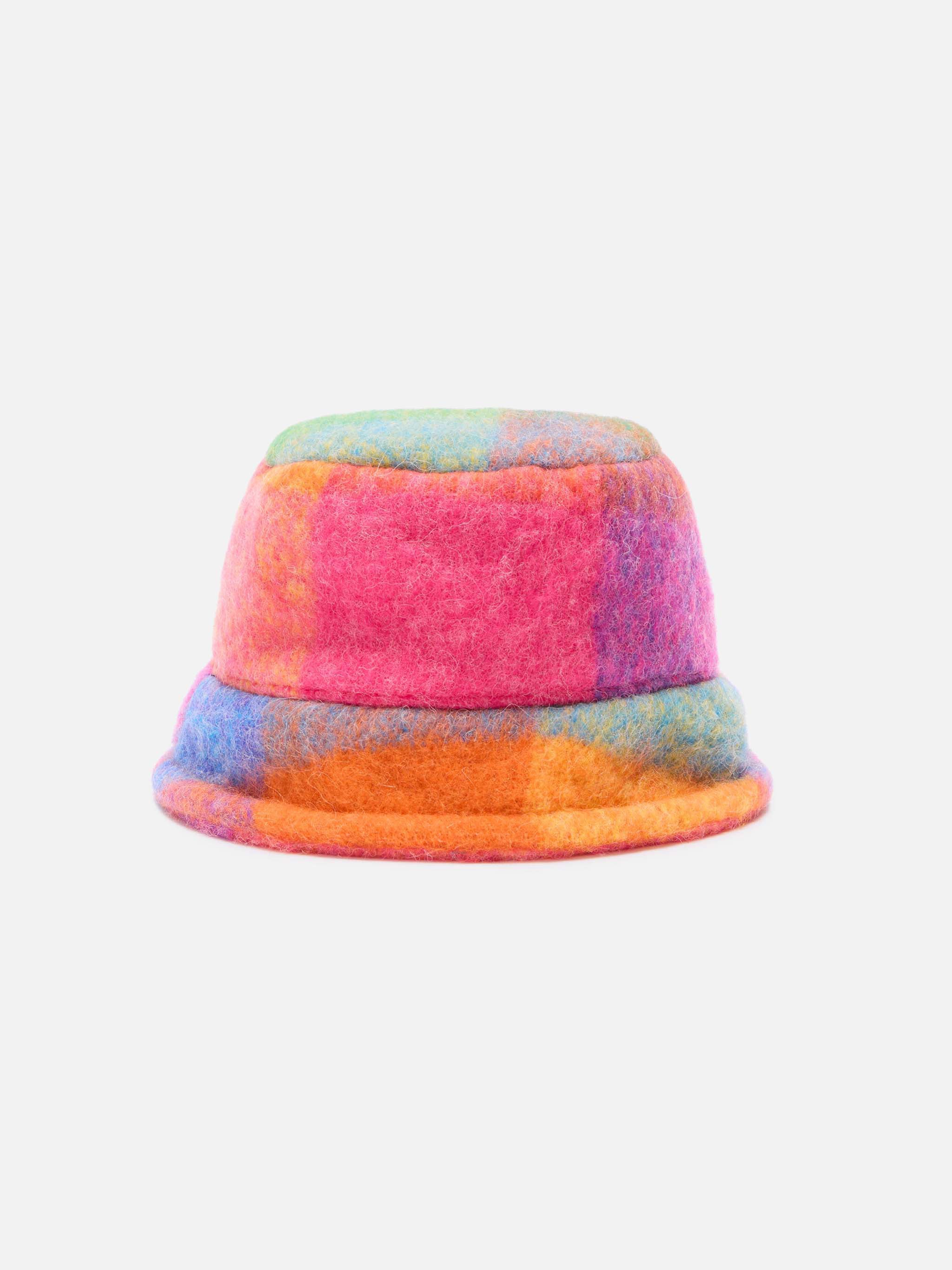 mc2-saint-barth-cappello-bucket-jude-con-stampa-check-multicolor-per-bambina image 3