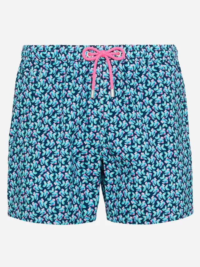mc2-saint-barth-comfort-light-costume-mare-uomo-stampa-pesci-blu-navy image 1