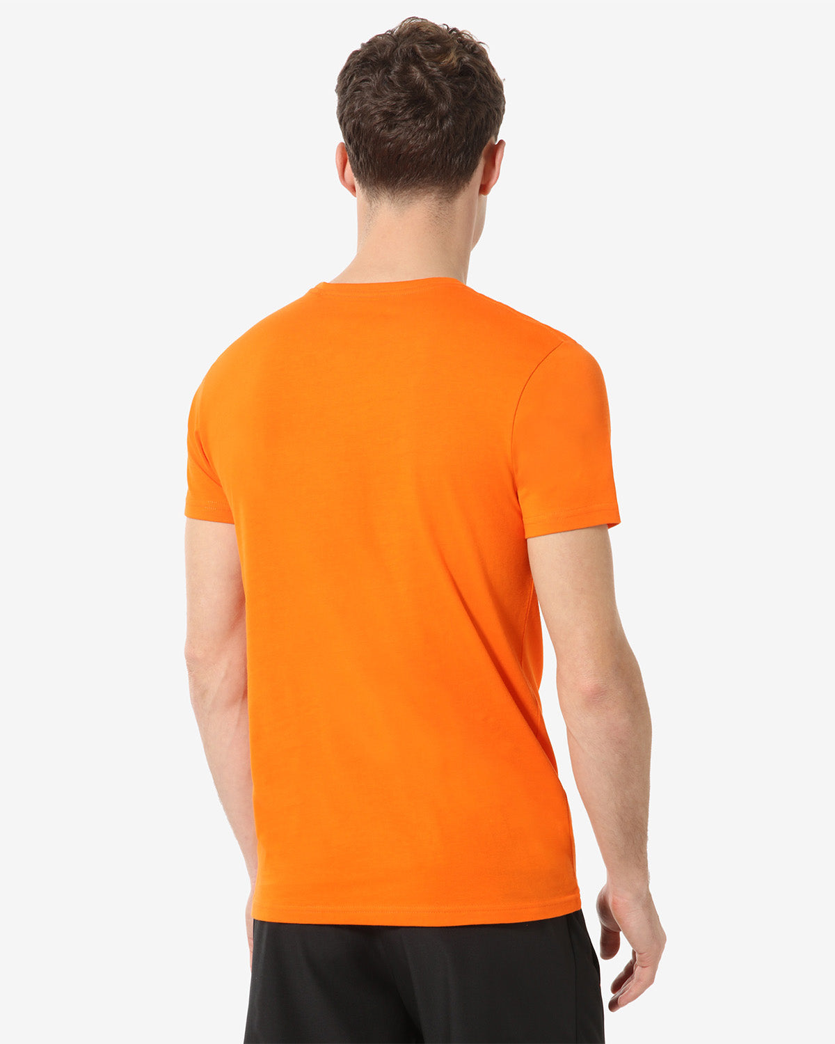 australian-tennis-geometry-t-shirt-arancio-acceso-maglia-cotone image 3