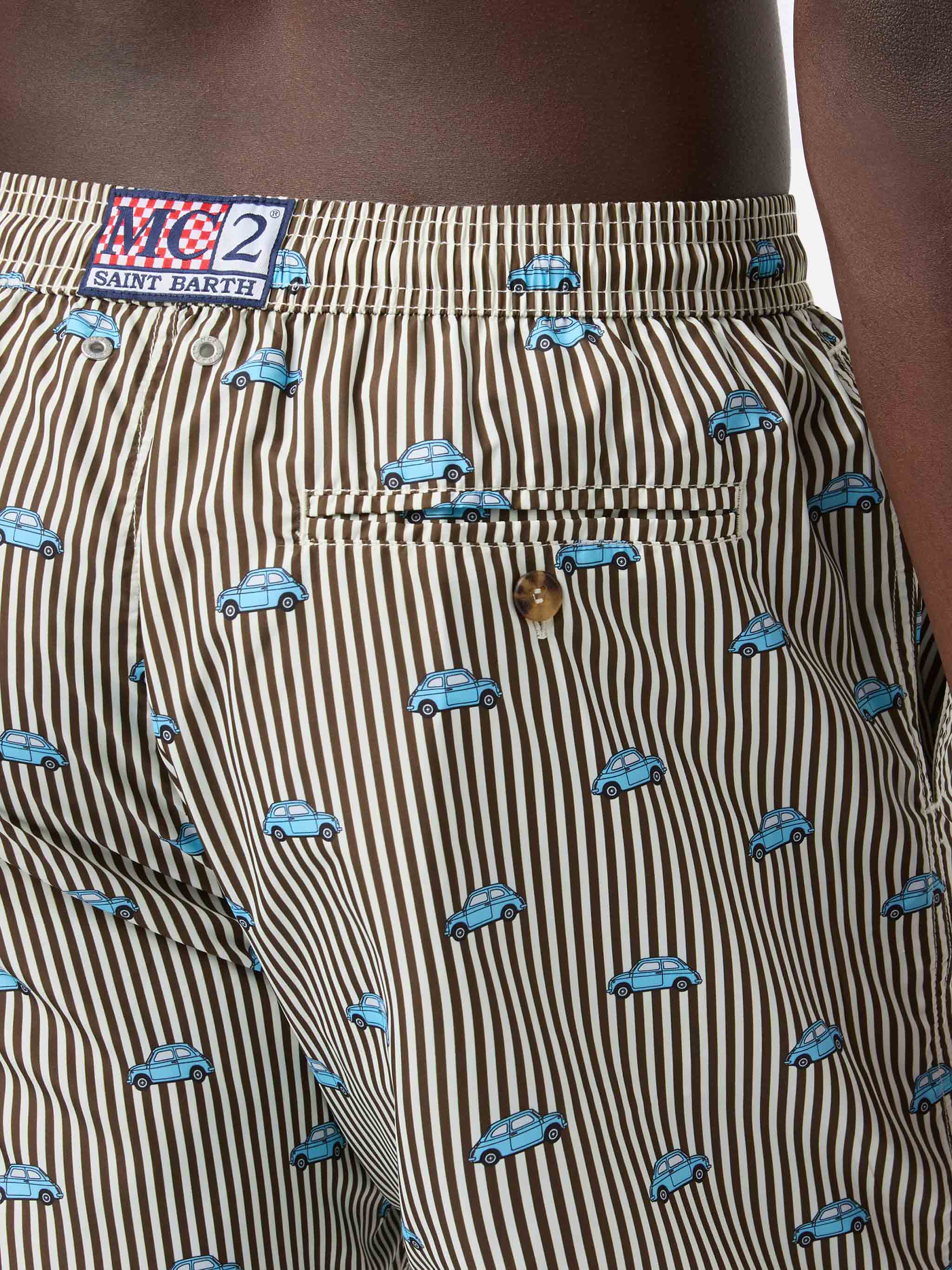 mc2-saint-barth-costume-lighting-micro-uomo-righe-fiat-500-marrone image 6