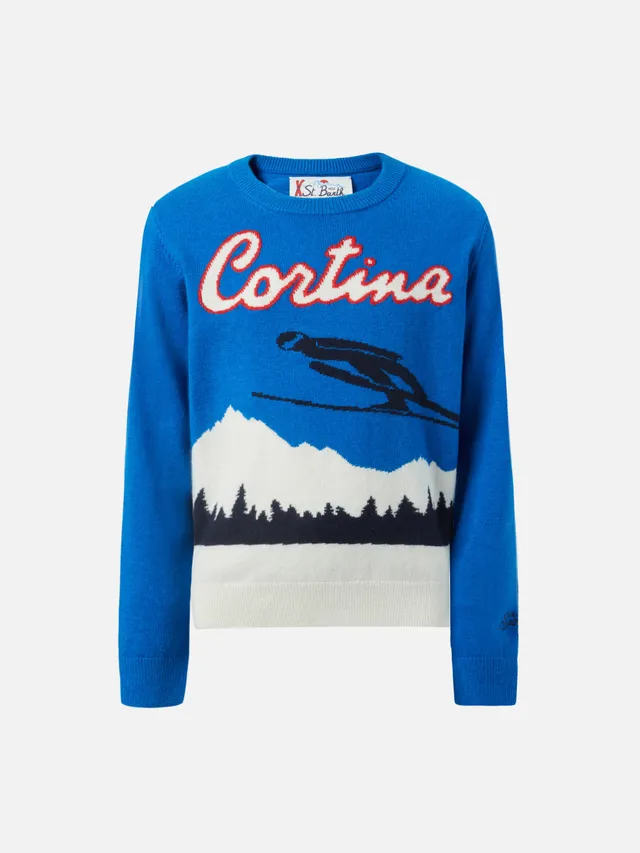 mc2-saint-barth-girocollo-douglas-in-lana-e-cashmere-con-jacquard-cortina-da-bam image 1