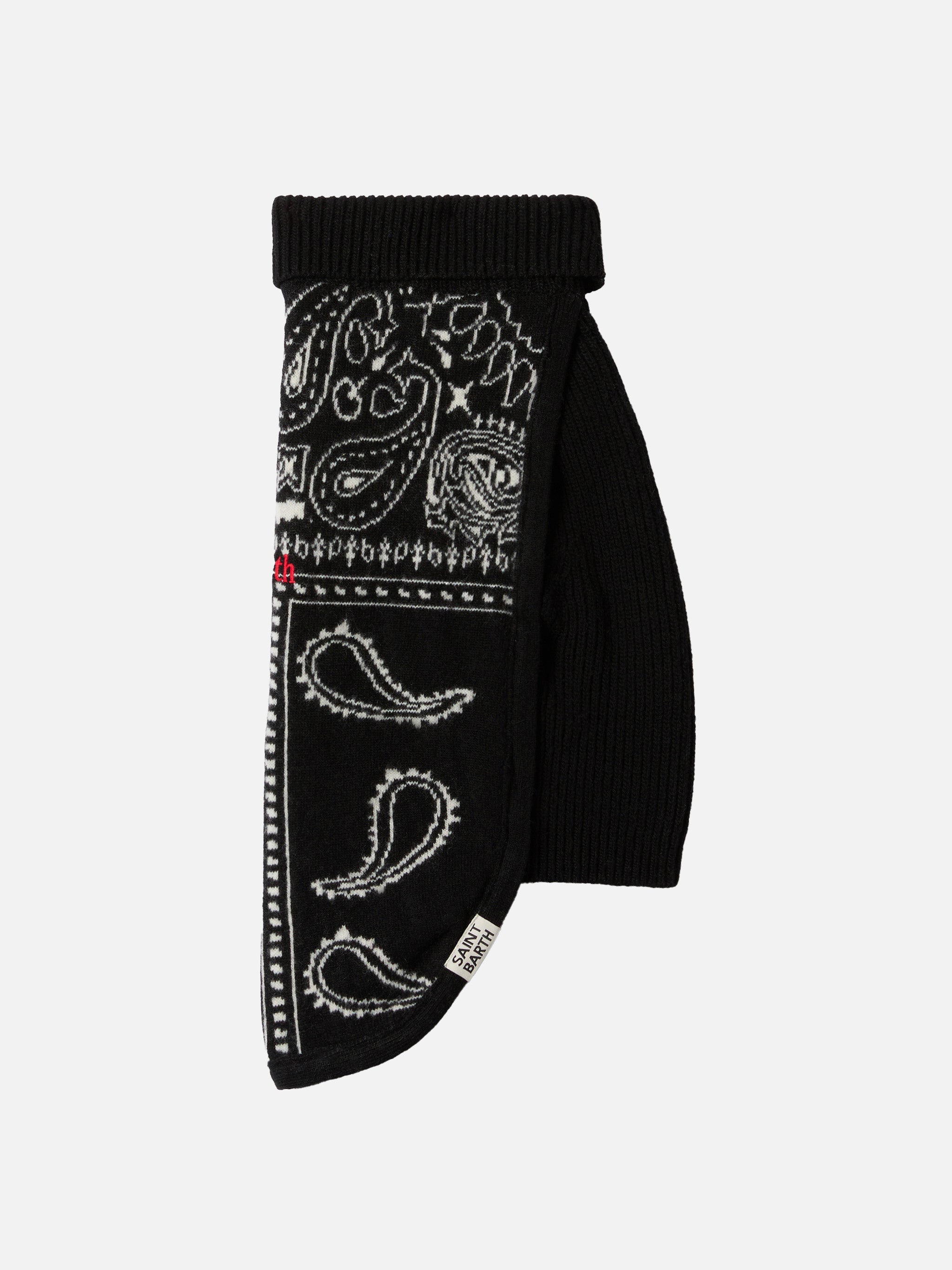 mc2-saint-barth-maglioncino-cane-dolcevita-stampa-bandana-nero image 3