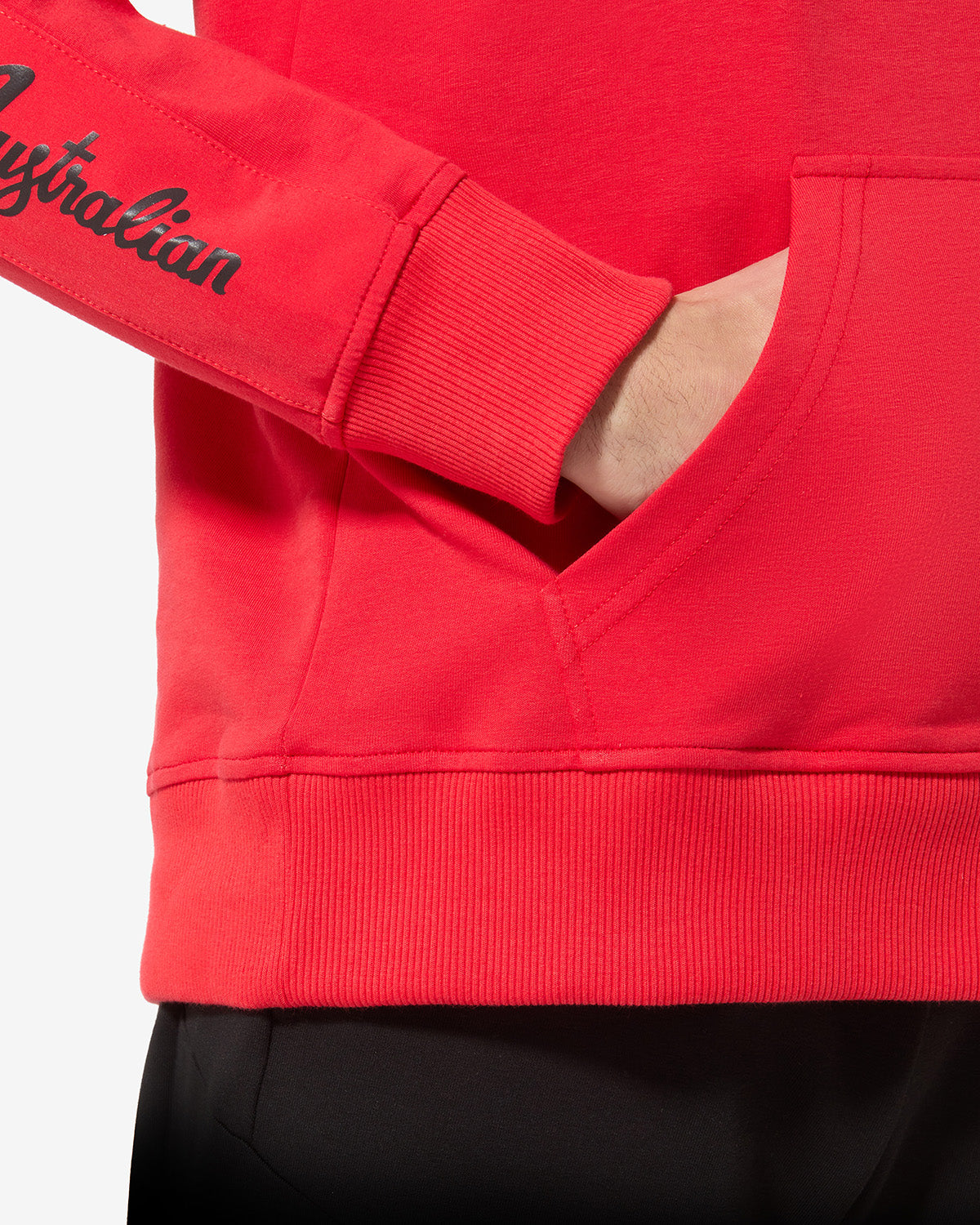 australian-city-hoodie-sportswear-felpa-rosso-vivo image 5