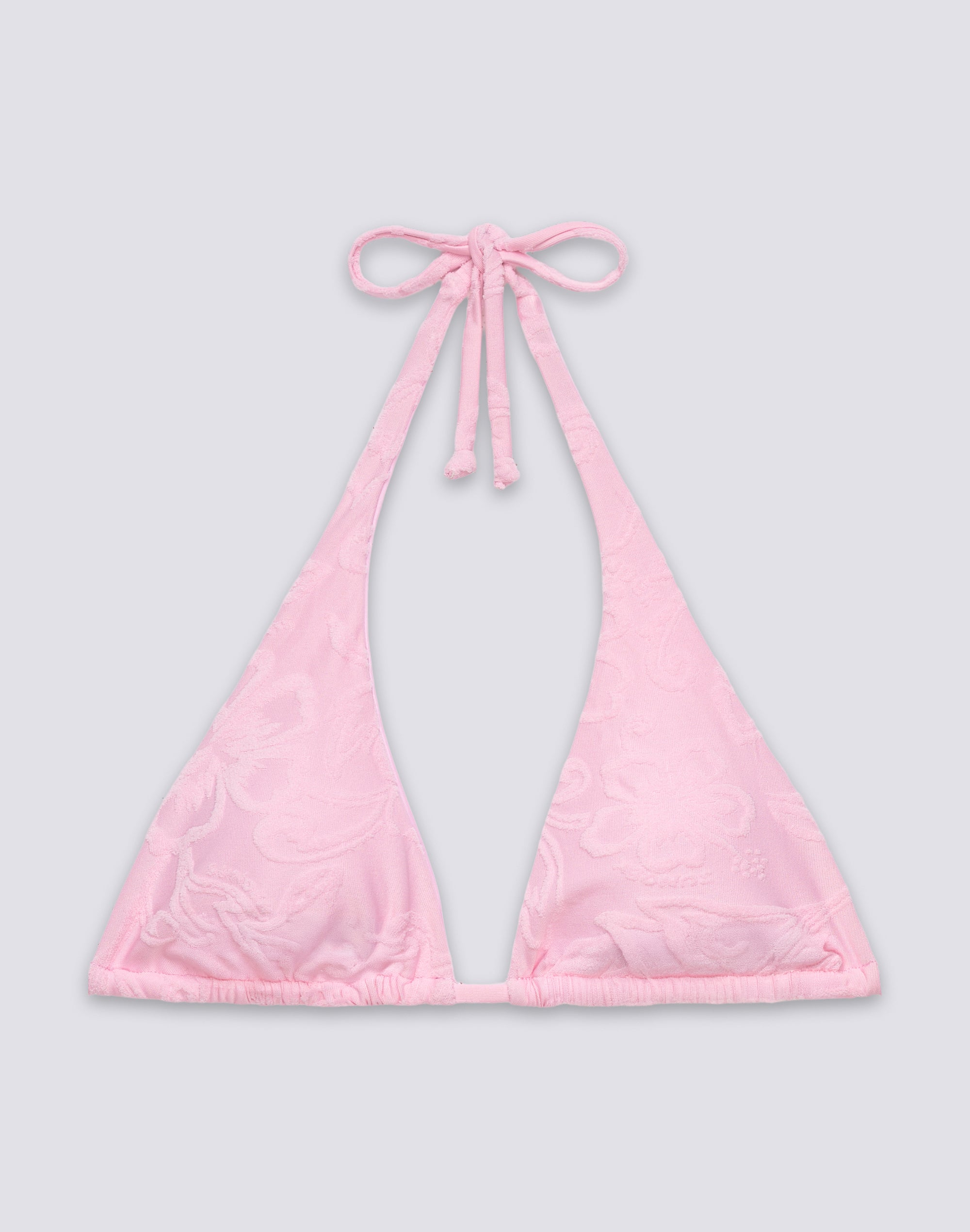 sundek-hila-top-bikini-a-triangolo-americano-in-spugna-jacquard-floreale-sk23 image 1
