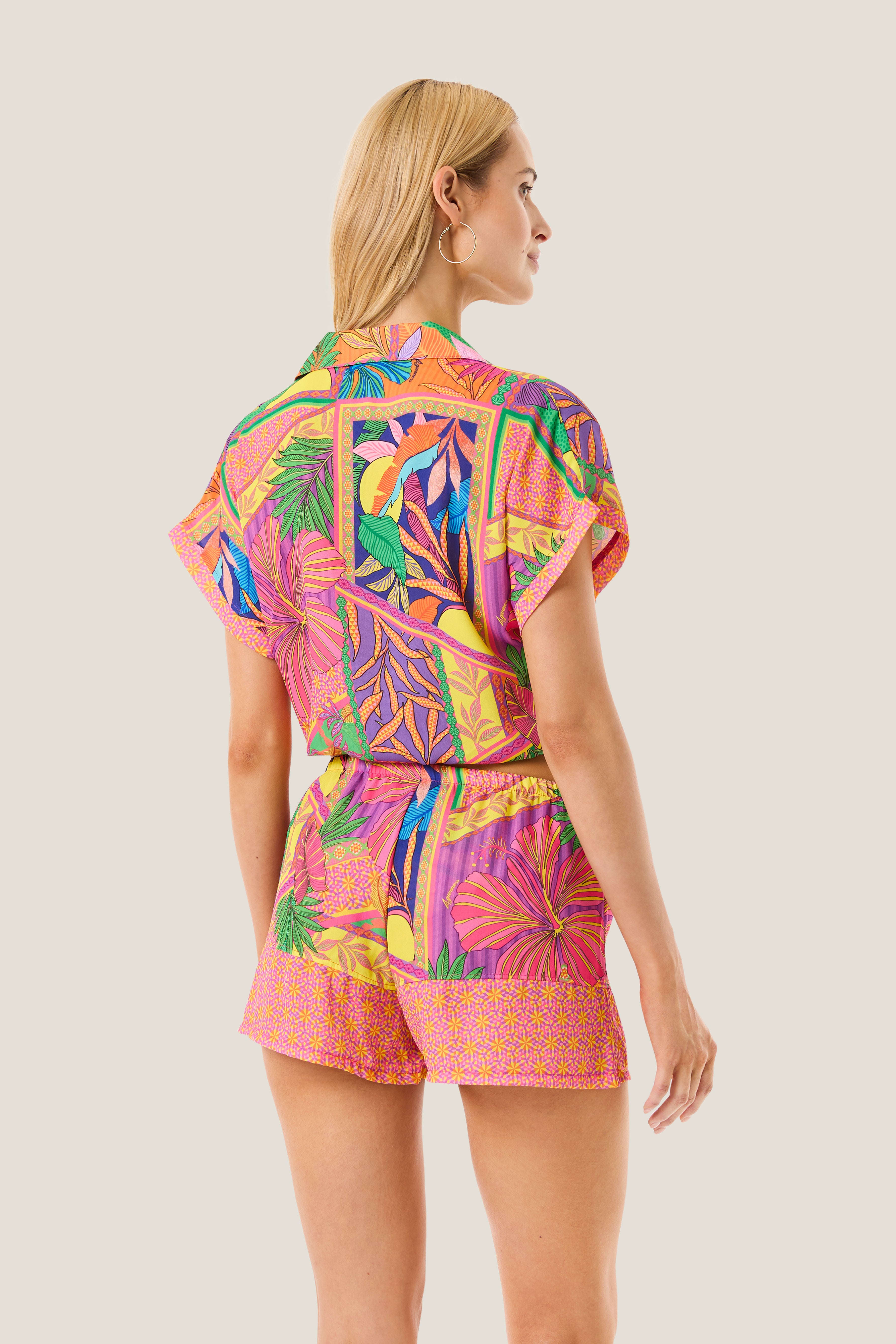 4giveness-camicia-crop-pop-foulard-donna-cover-up-mare image 2