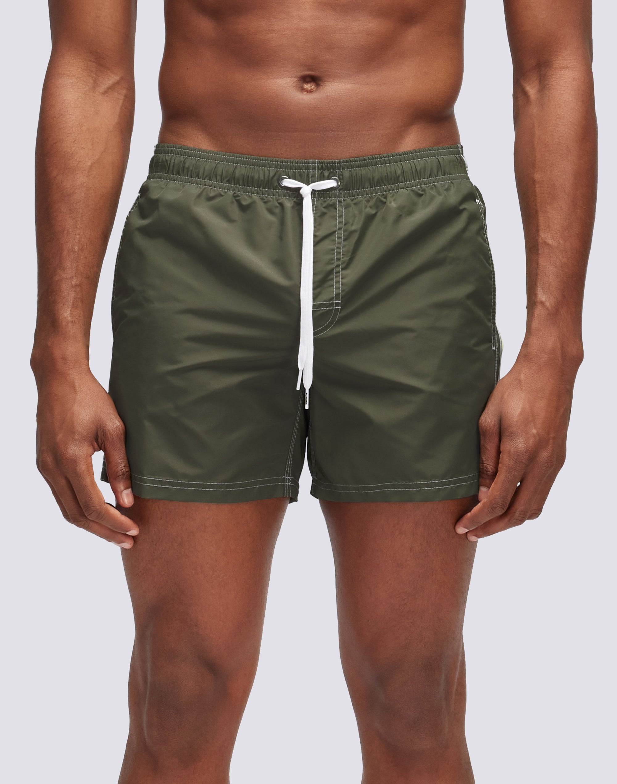 sundek-iconic-costume-da-bagno-uomo-corto-vita-elasticata-in-nylon-taffet-35-cm image 2