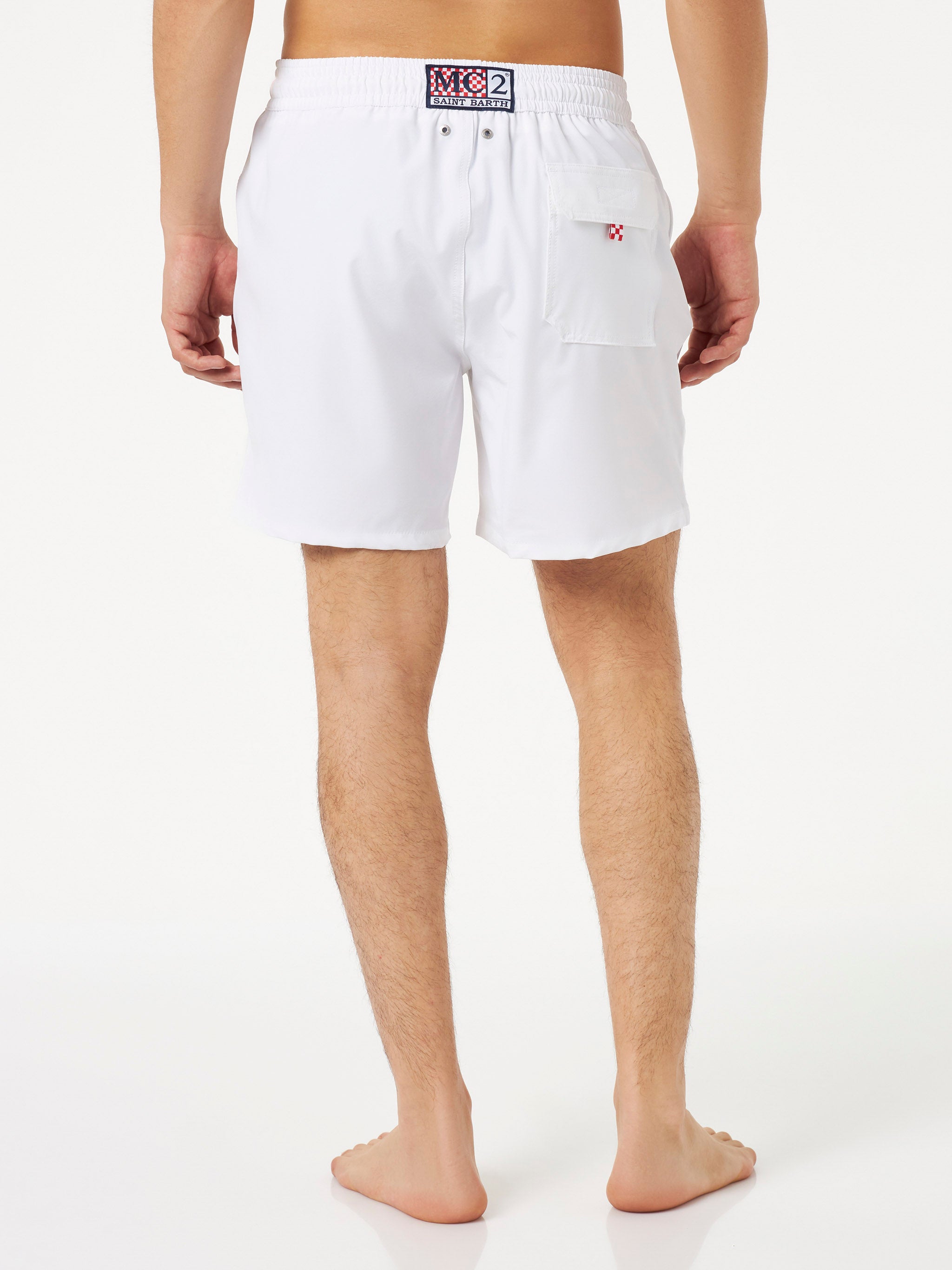 mc2-saint-barth-costume-mare-comfort-uomo-bianco-con-logo-a-contrasto image 4