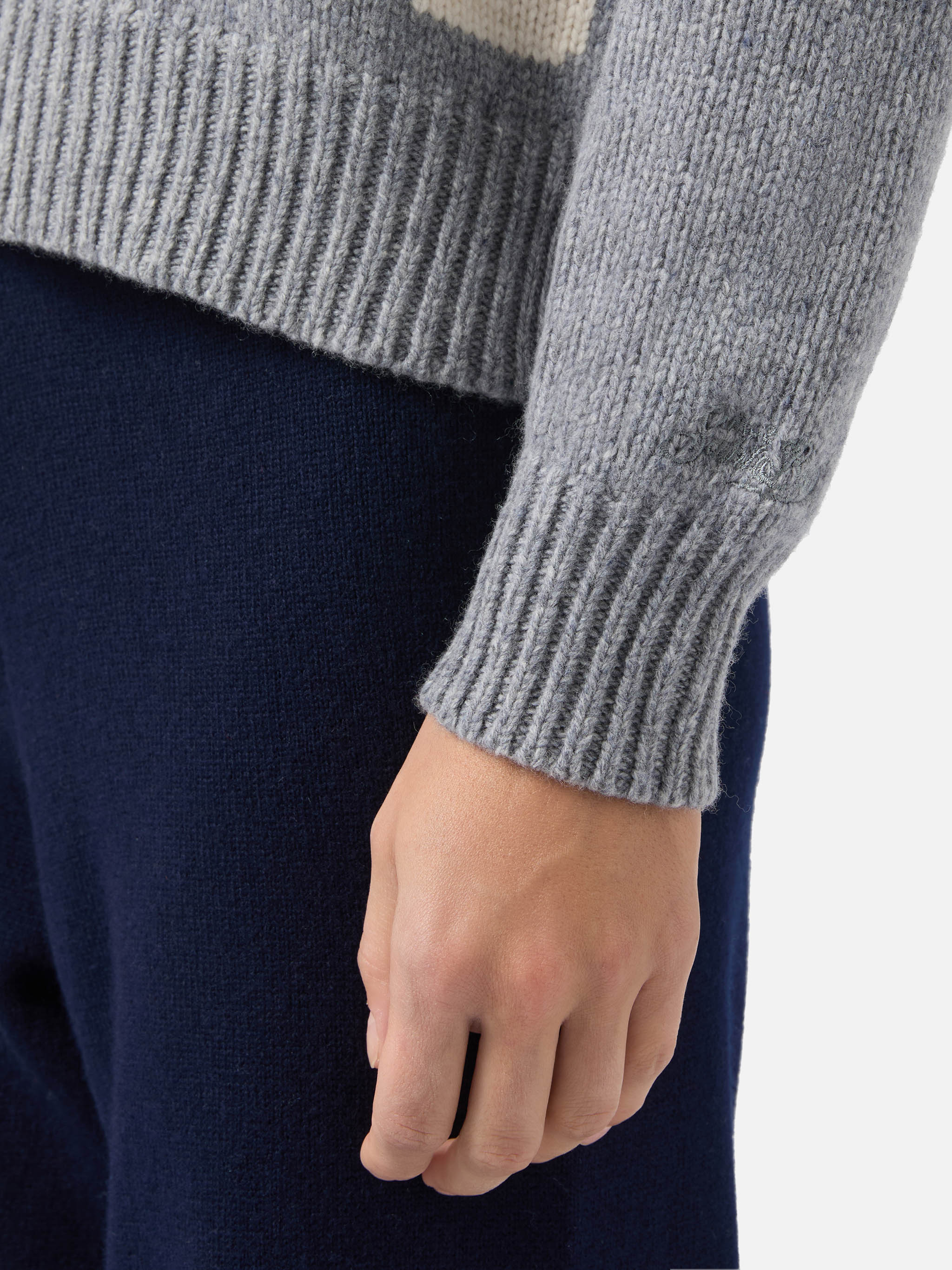 mc2-saint-barth-kyla-maglione-in-lana-grigio-con-jacquard-st-moritz image 4