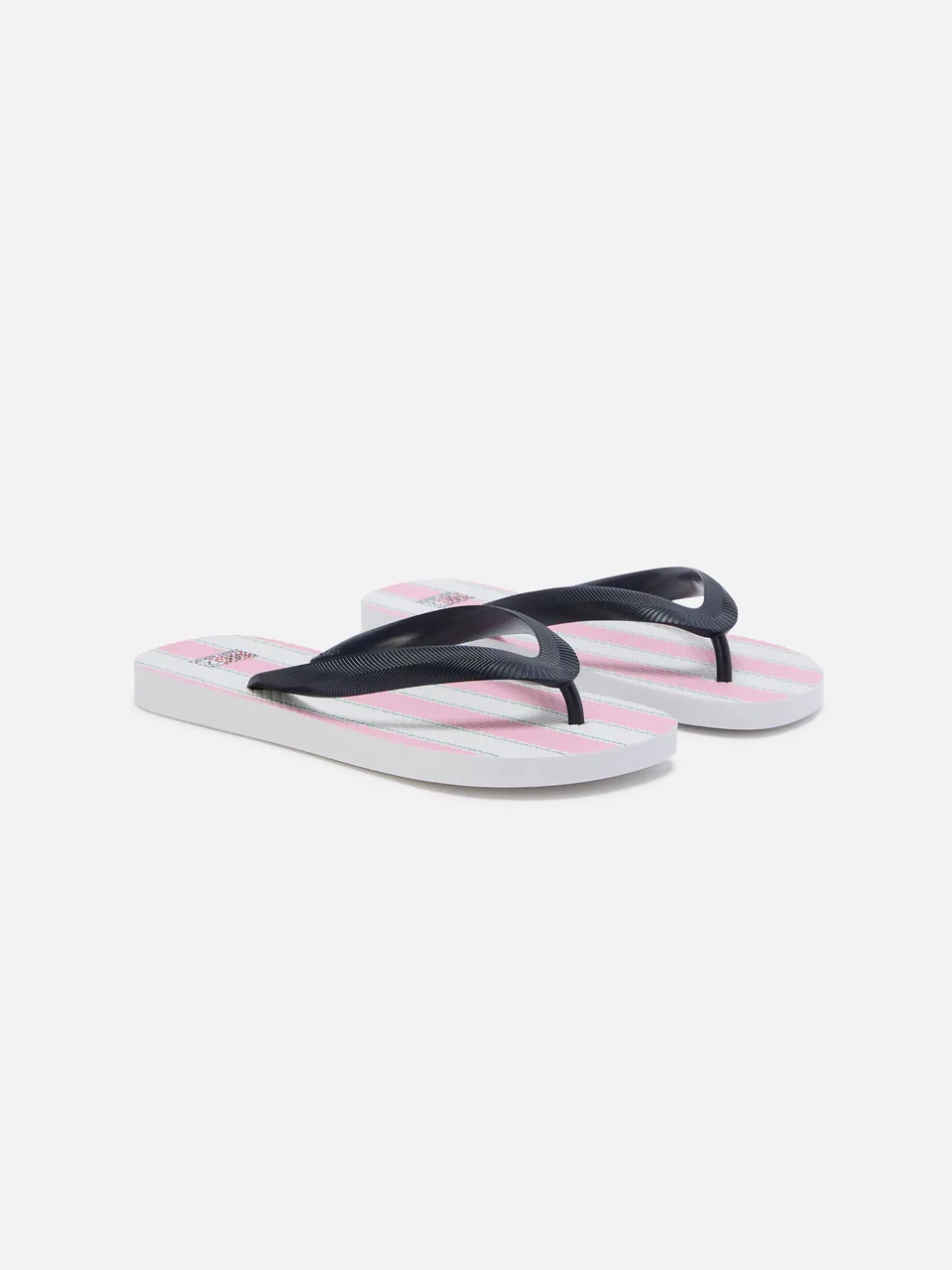 mc2-saint-barth-infradito-flip-bambina-gomma-righe-rosa-e-bianche image 1