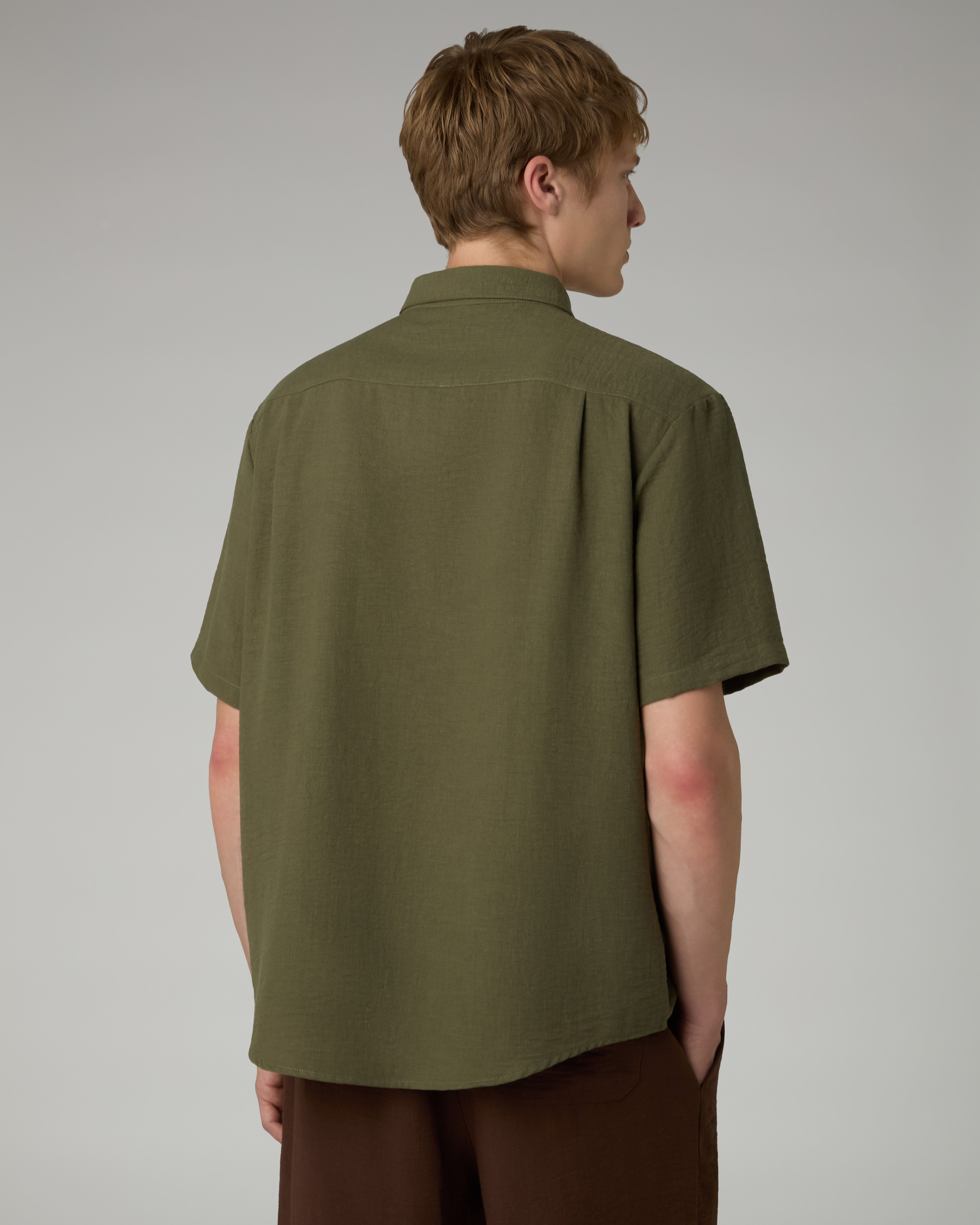 australian-doric-camicia-manica-corta-canvas image 3