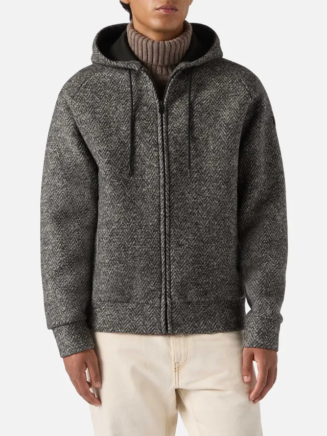 mc2-saint-barth-giacca-carrell-wool-uomo-spigata-con-zip-e-cappuccio-grigia image 1