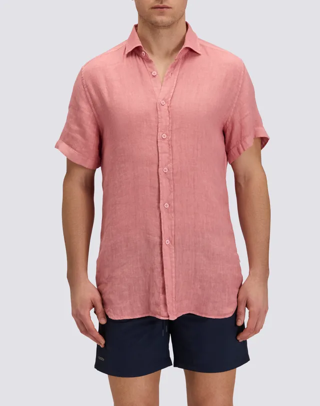 sundek-gm814shli5tc-camicia-uomo-in-lino-a-mezze-maniche-tinto-capo image 1