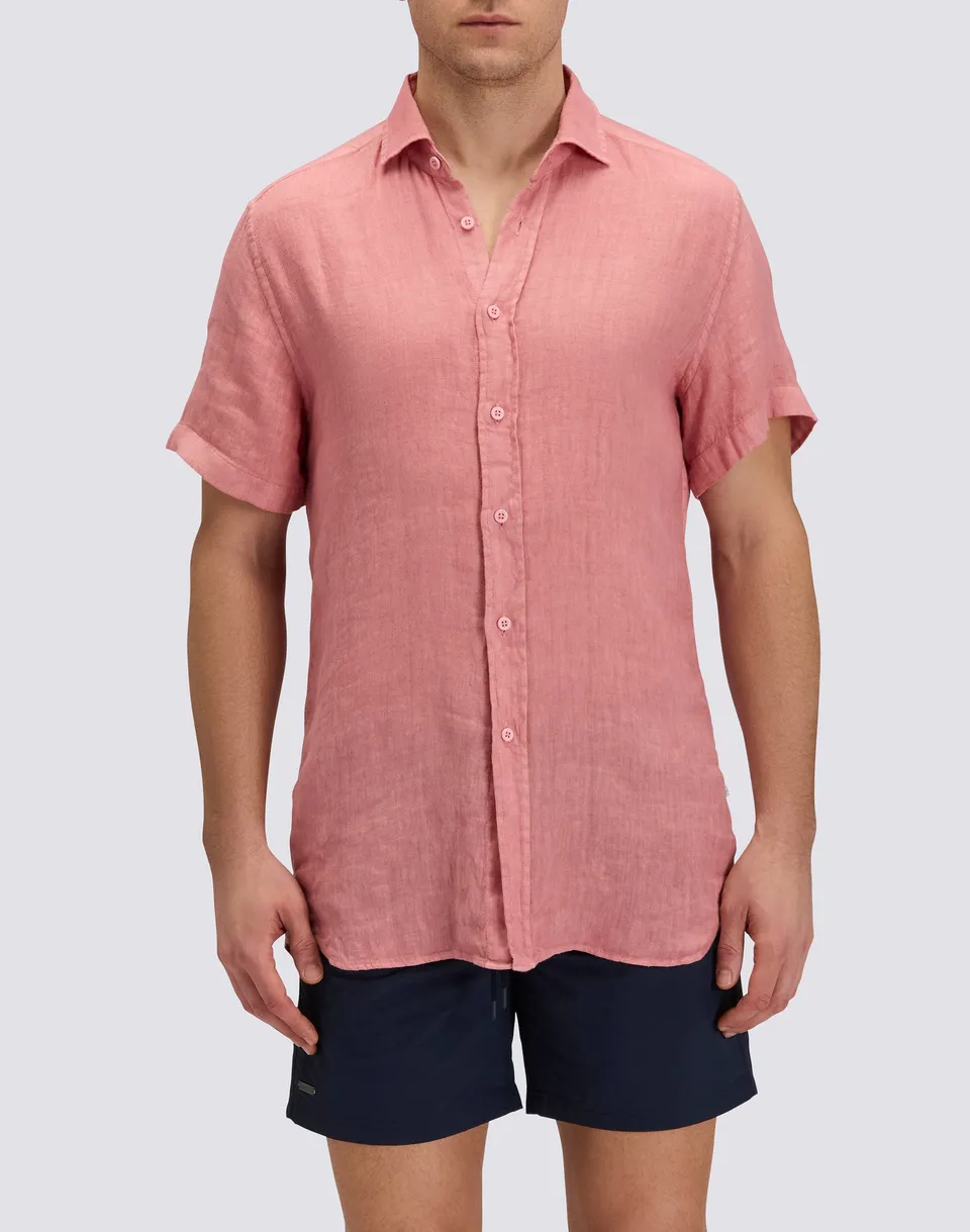 sundek-gm814shli5tc-camicia-uomo-in-lino-a-mezze-maniche-tinto-capo image 1