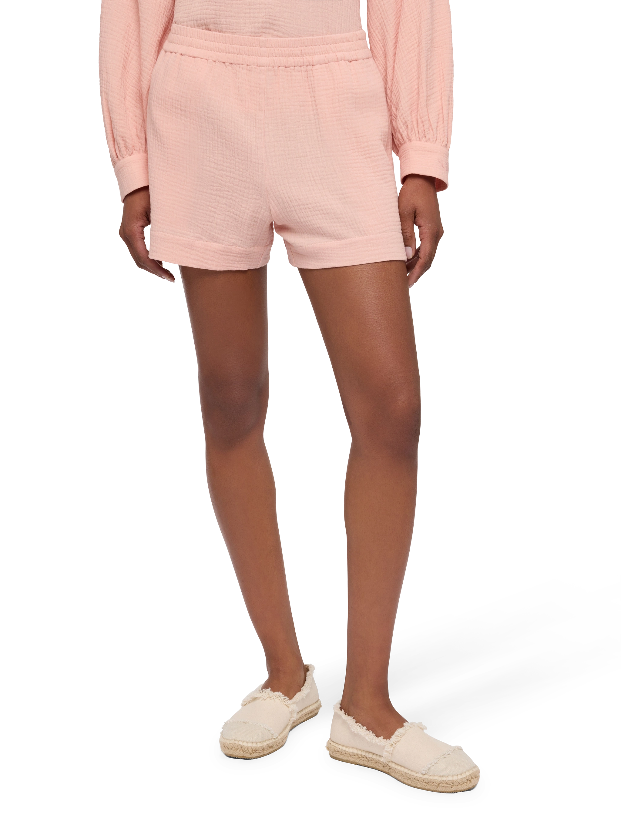mc2-saint-barth-meave-shorts-pull-up-in-mussola-di-cotone-sangallo-rosa image 1