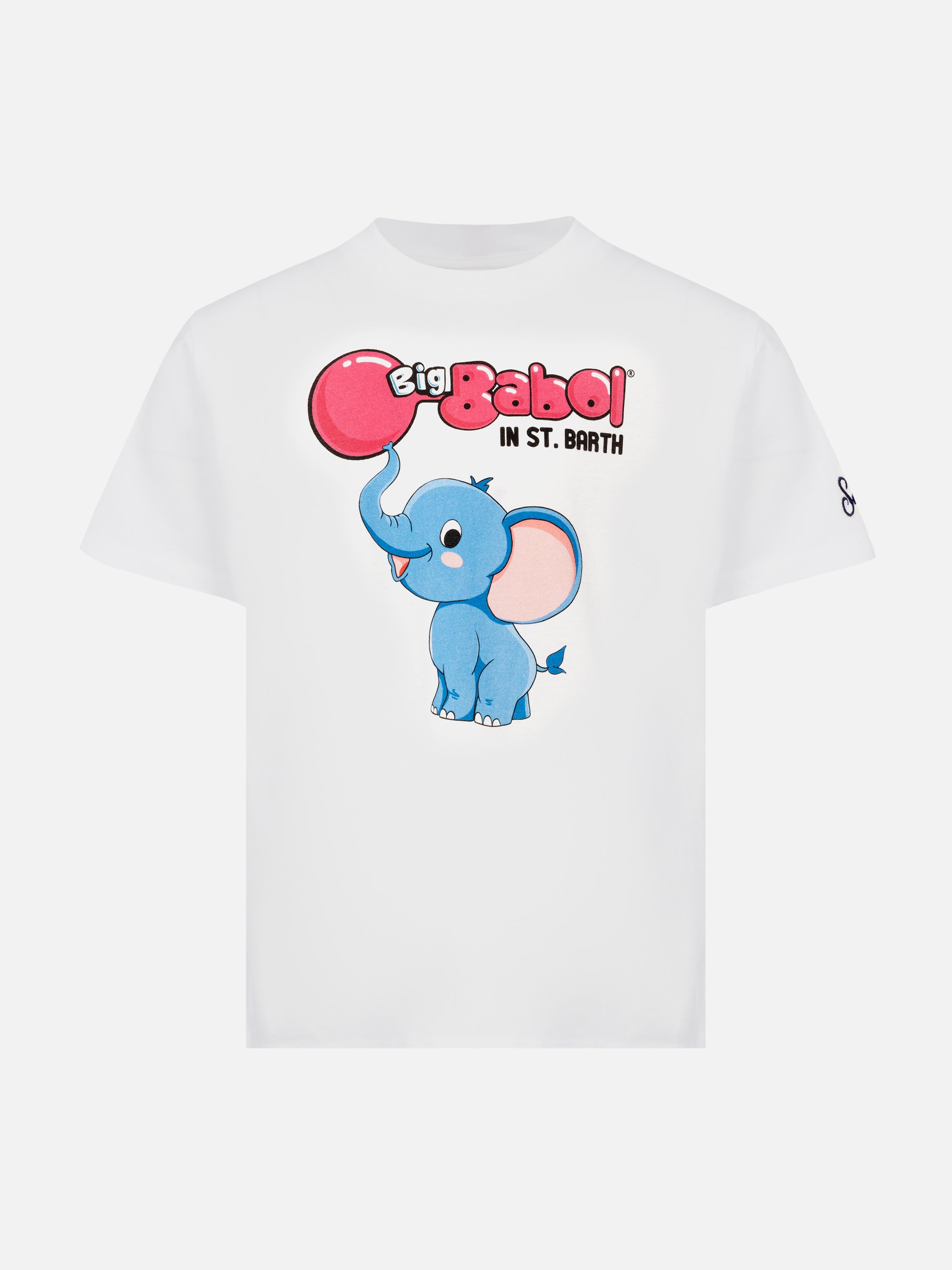 mc2-saint-barth-boy-t-shirt-big-babol-special-edition-elefante-bianca image 1