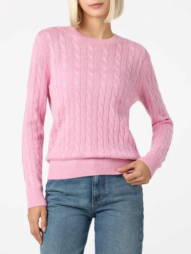 maglione-mc2-saint-barth-sorbonne-in-misto-cashmere-rosa image 1
