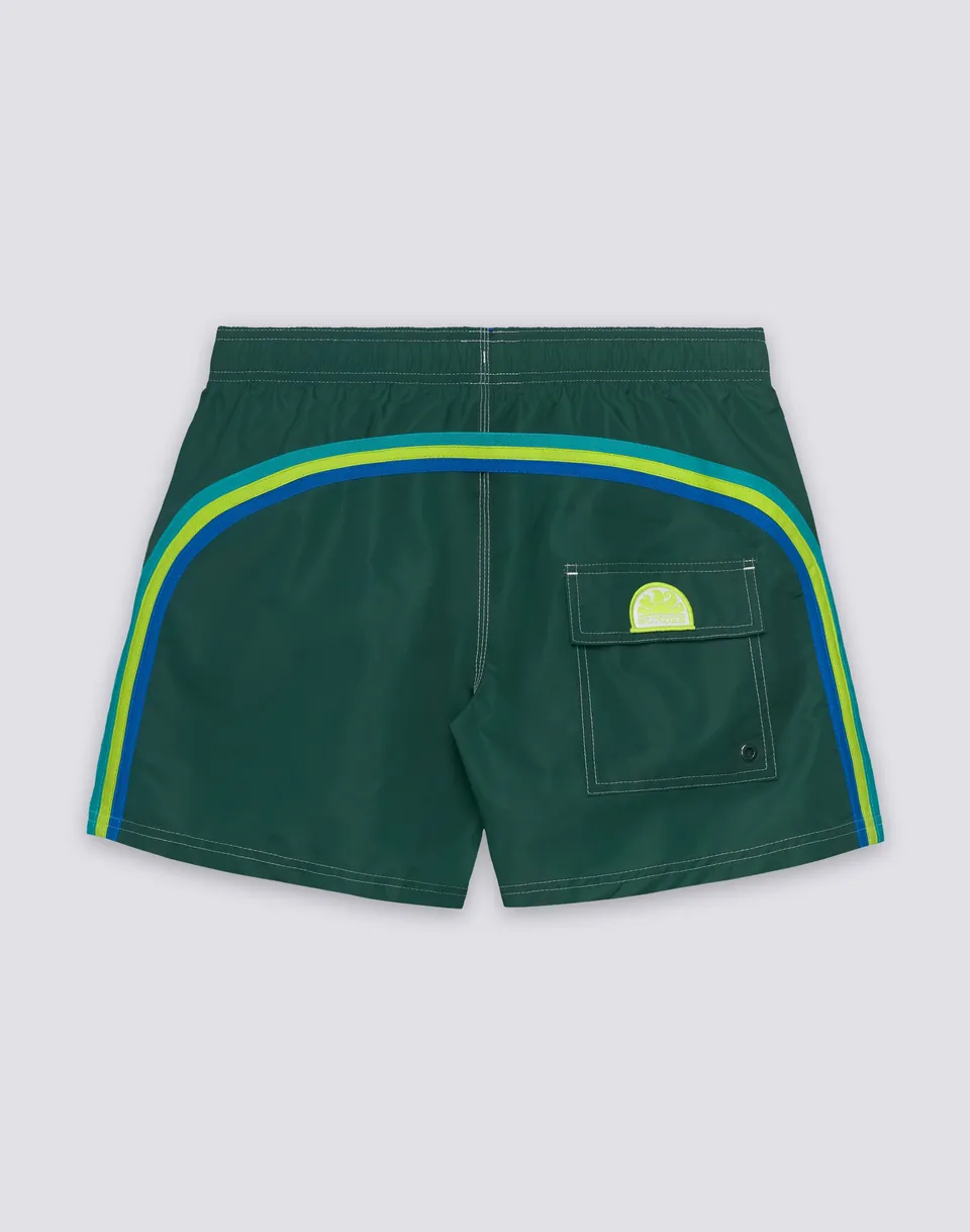 sundek-m504bdta100-iconic-costume-uomo-corto-vita-elasticata-in-nylon-taffeta image 1