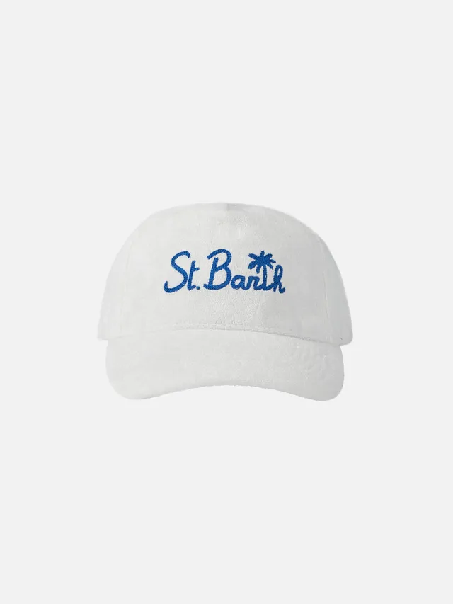 mc2-saint-barth-matthew-cappellino-baseball-in-spugna-bianco-sporco image 1