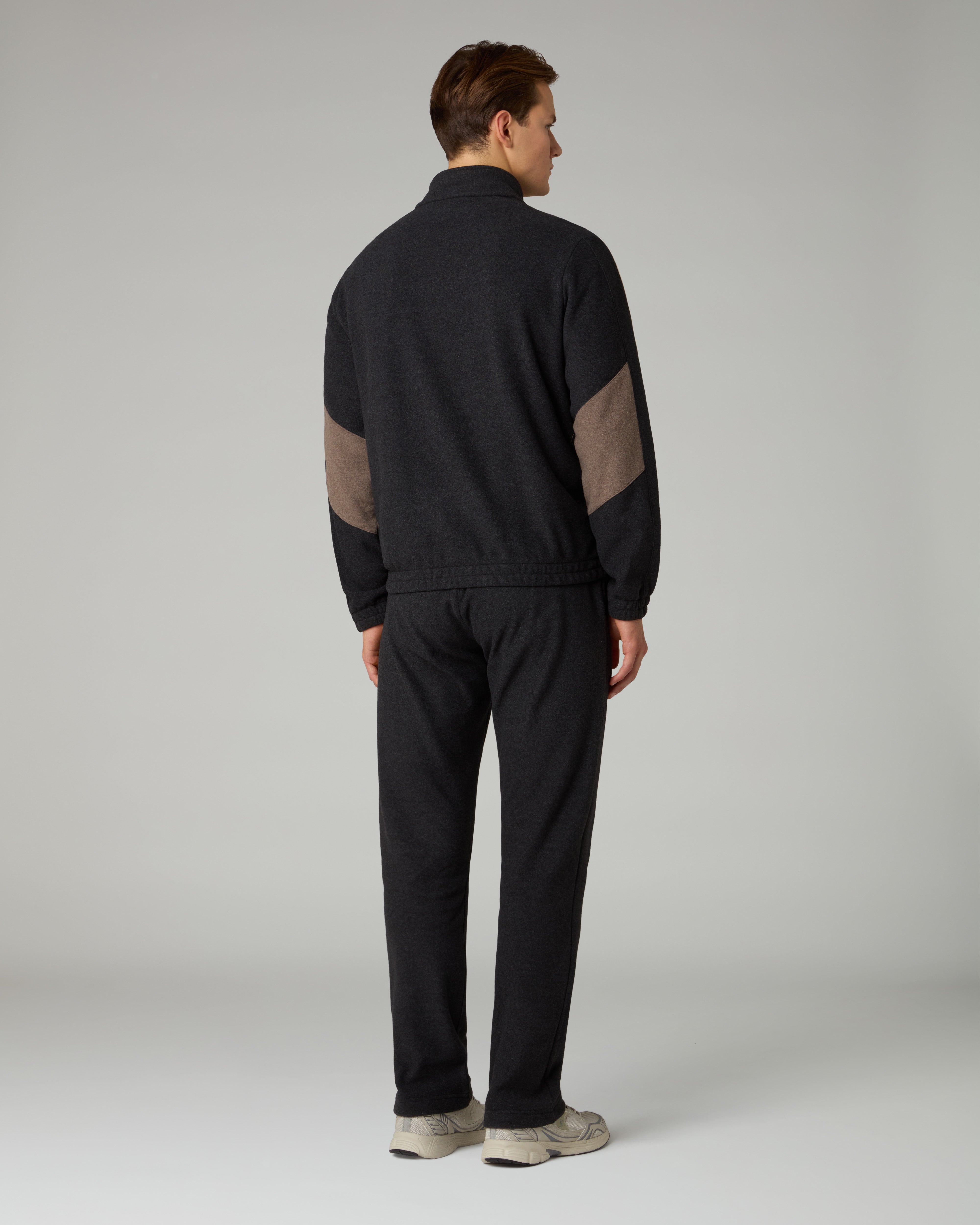 australian-color-block-softech-tracksuit-tuta-calda-antracite-made-in-italy image 2