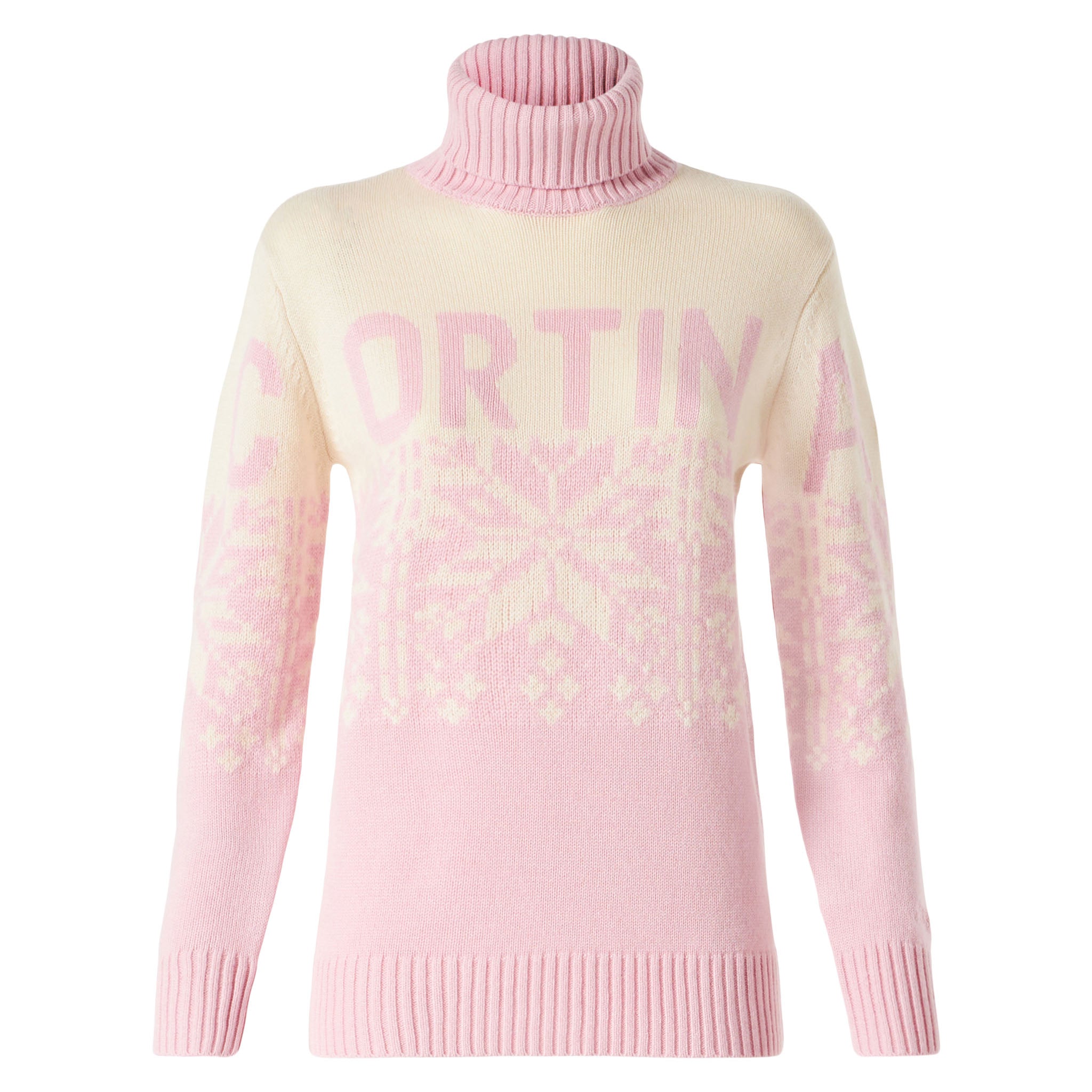 mc2-saint-barth-new-hut-maglione-dolcevita-donna-nordica-rosa-cortina image 4