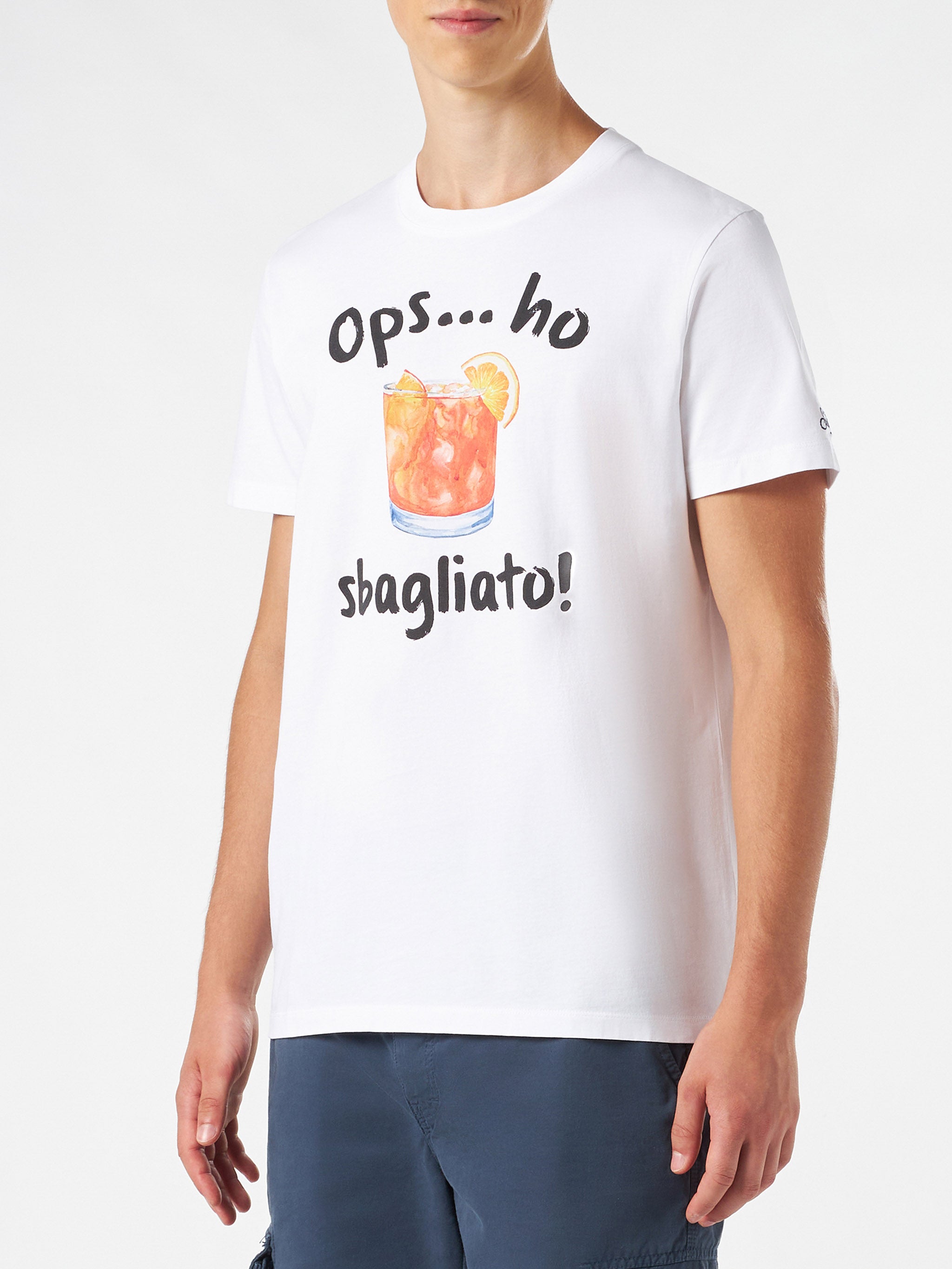 mc2-saint-barth-t-shirt-uomo-cotone-bianca-stampa-sbagliato image 2